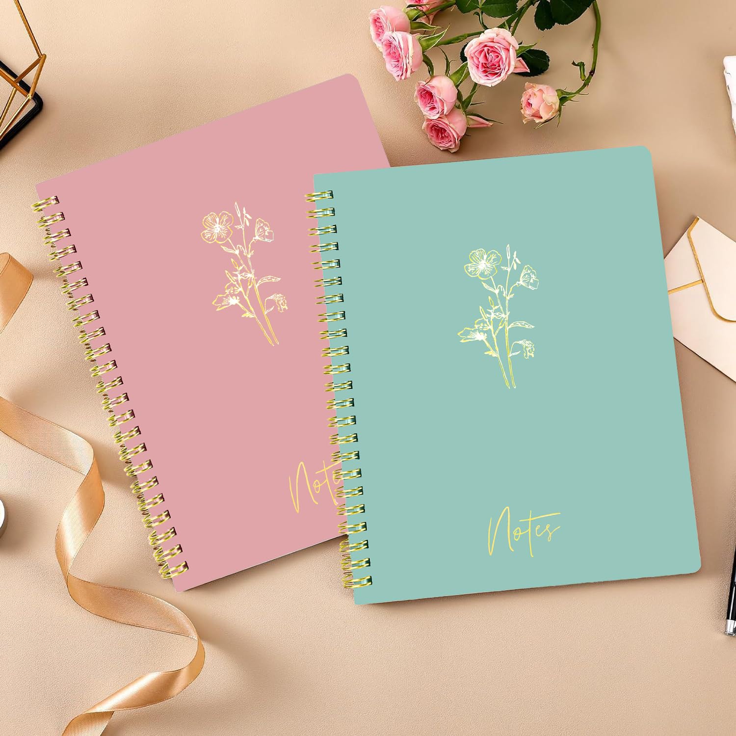 Aesthetic Spiral Notebook for Women - 8
