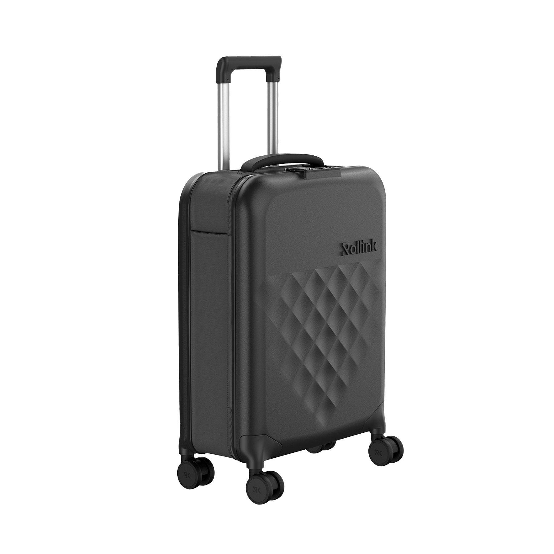Rollink Flex 360° Collapsible 4 Wheel Carry On Luggage - Lightweight Expandable Suitcase for International Travel, Business Trips & Weekend Getaways