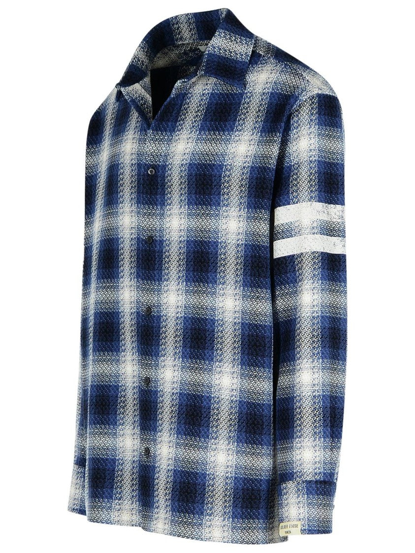 Check Nolowen Blue Cotton Shirt for Men - Casual Button Down Shirt with Comfortable Fit - Perfect for Office, Dating & Outdoor Activities