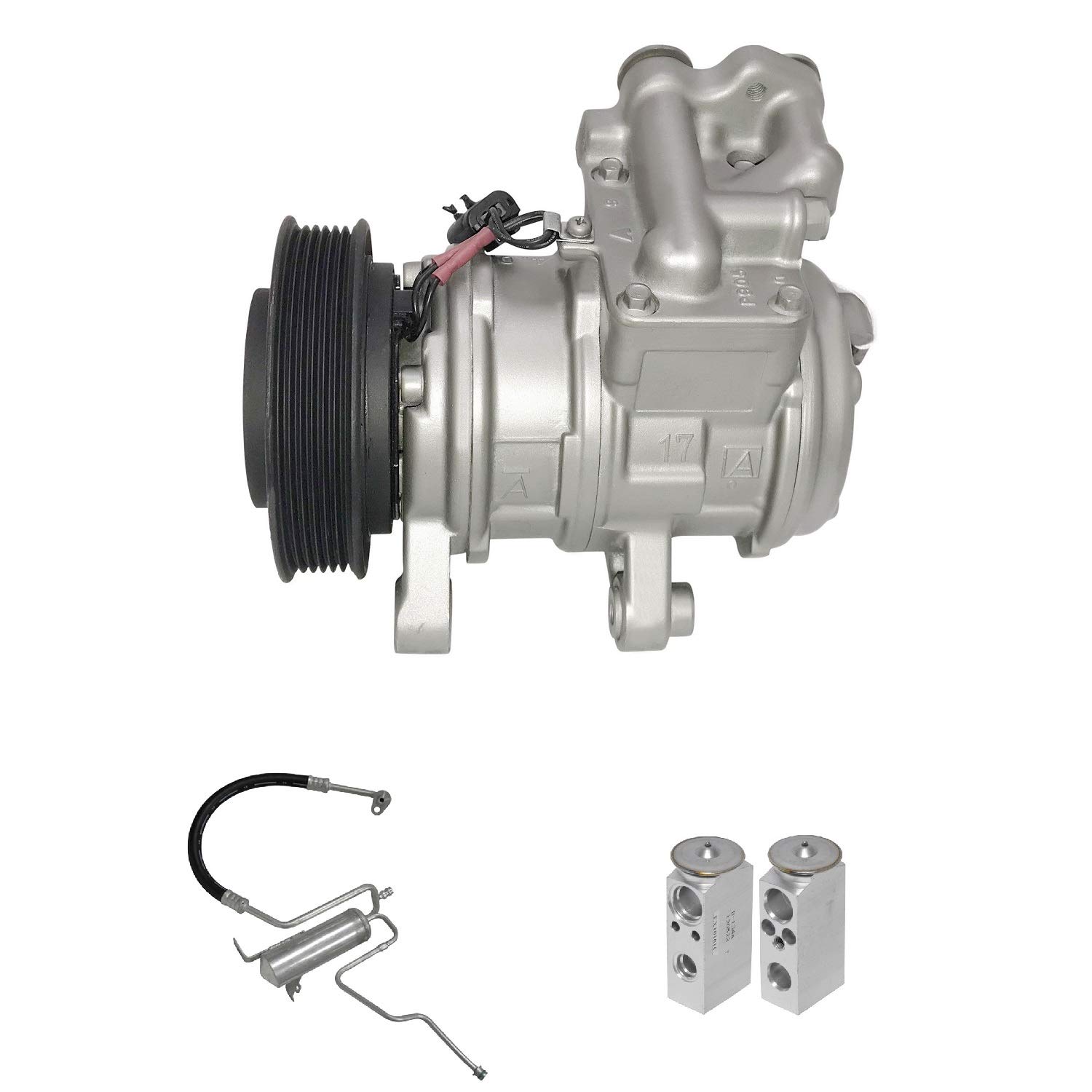 RYC Automotive A/C Compressor & Clutch Kit - Compatible with KT CI17 Models - Perfect for Car AC Repair & Cooling System Maintenance