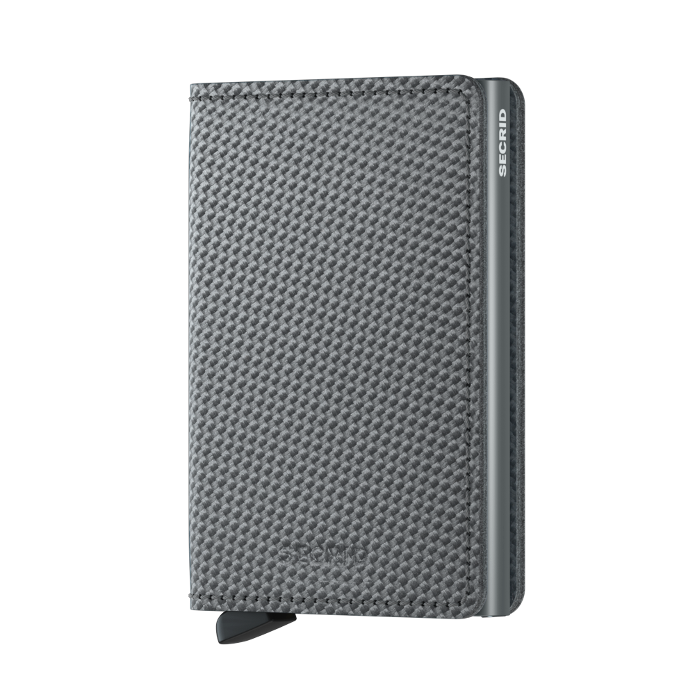 SECRID Slimwallet Carbon - RFID Blocking Minimalist Wallet for Men & Women | Perfect for Travel, Everyday Carry & Business Use