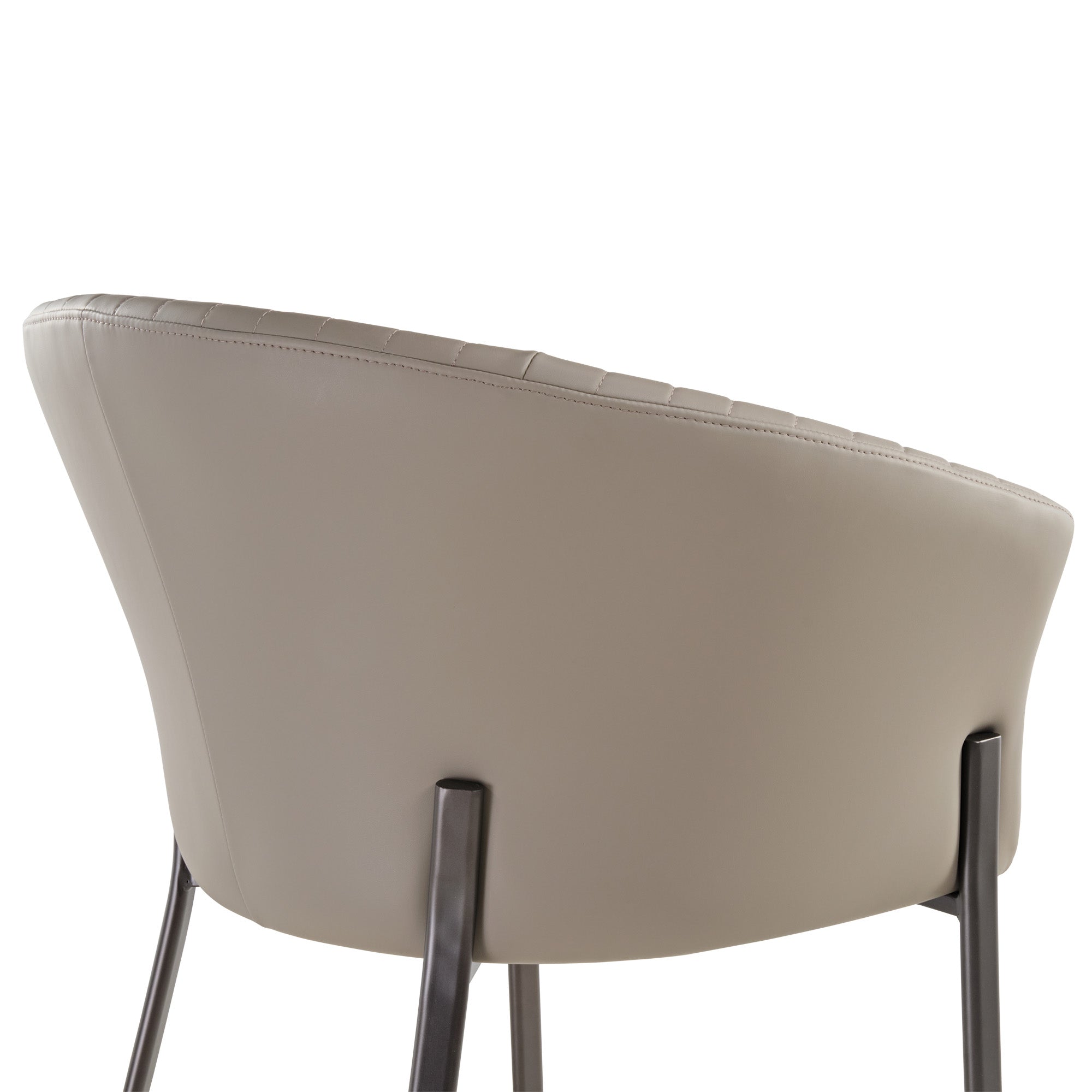 Dark Gray Upholstered Arm Dining Chair with Jade Accents - 1 PC, Modern Comfort for Dining Room, Kitchen, or Office