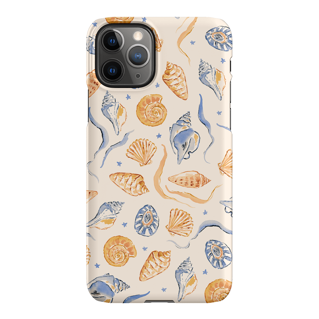 Stylish Shells & Swirls Phone Case - Trendy Protective Cover for iPhone & Samsung - Perfect for Beach, Vacation & Everyday Use