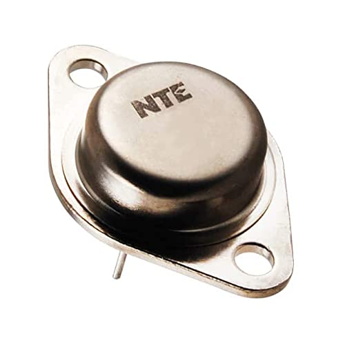 NTE Electronics NPN Transistor 80V 15A TO-3 Package (25-Pack) - Power Amplifier & Switching Applications for Industrial & DIY Electronics Projects