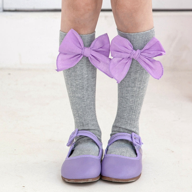 Baby Girl Lace Bow Knot Princess Straight Socks - Cute Ankle Socks for Toddler Girls | Perfect for Parties, Photos & Special Occasions