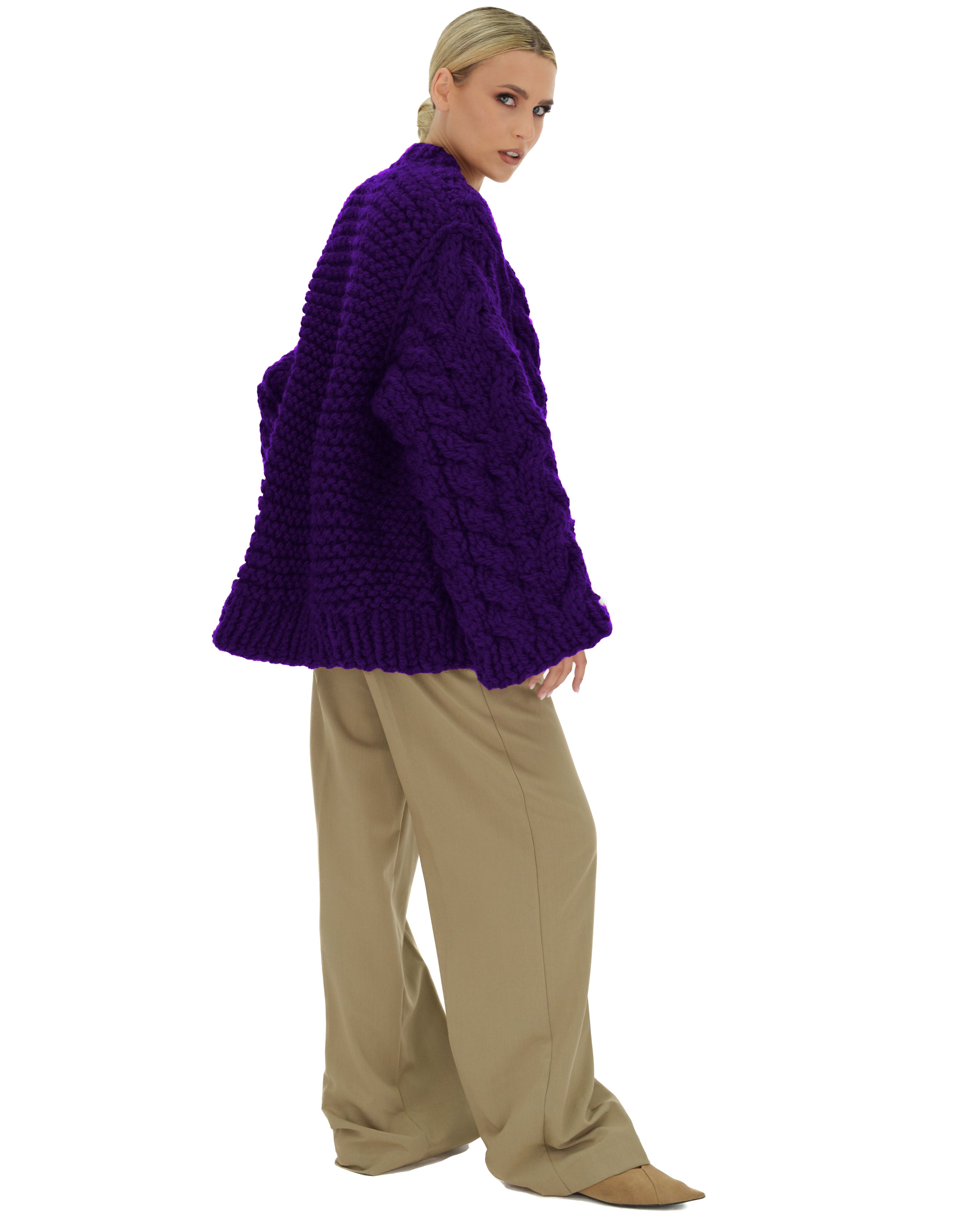 Cozy Cable Knit Cardigan Sweater for Women - Soft Chunky Knit Open Front Long Sleeve Wrap - Perfect for Fall, Winter & Layering Outfits