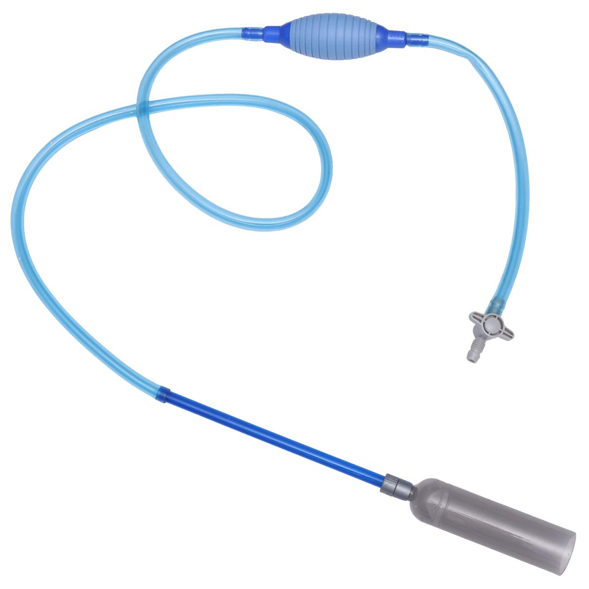 UKCOCO Aquarium Gravel Vacuum Cleaner - Electric Siphon Pump for Fish Tank Water Changing, Sand & Debris Removal | Perfect for Freshwater & Saltwater Tank Maintenance