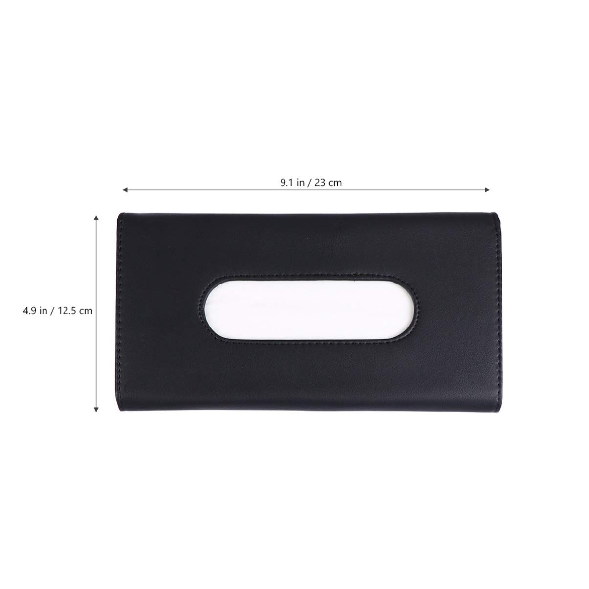 Premium Car Visor Tissue Box Holder - Black Hanging Tissue Dispenser for Vehicles, Cars & SUVs | Perfect for Road Trips, Commuting & Family Travel Accessories