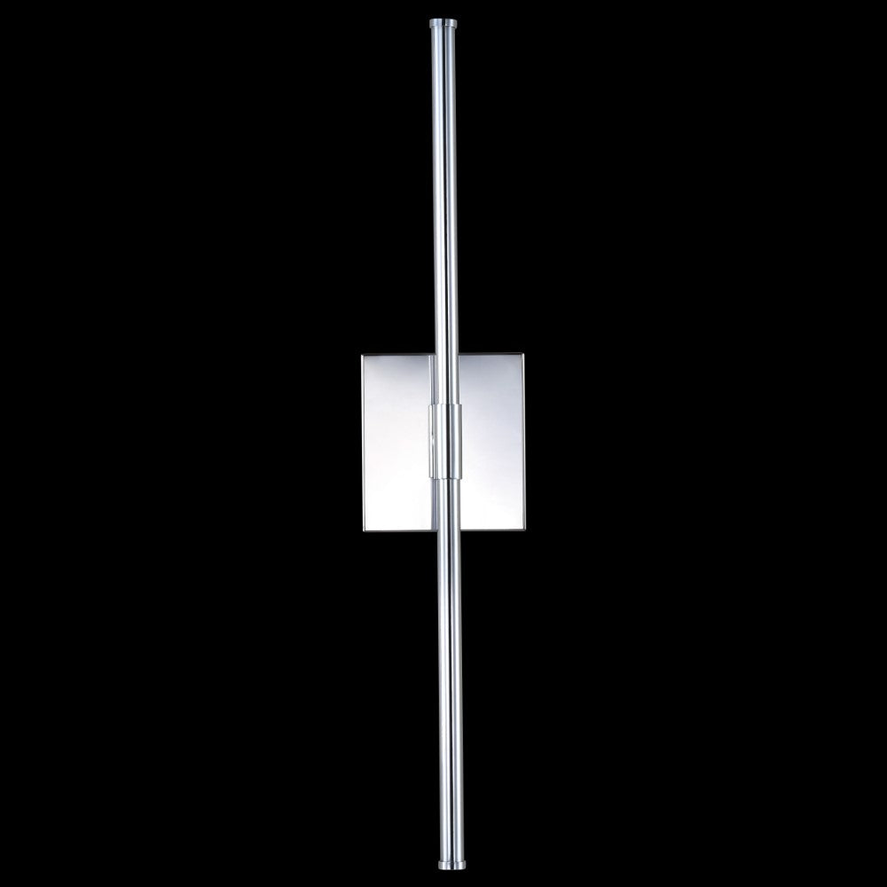 Dimmable LED Wall Sconce Light Fixture - 28 Inch Modern Metal Wall Light with Integrated LEDs for Bedroom, Living Room, and Hallway Lighting