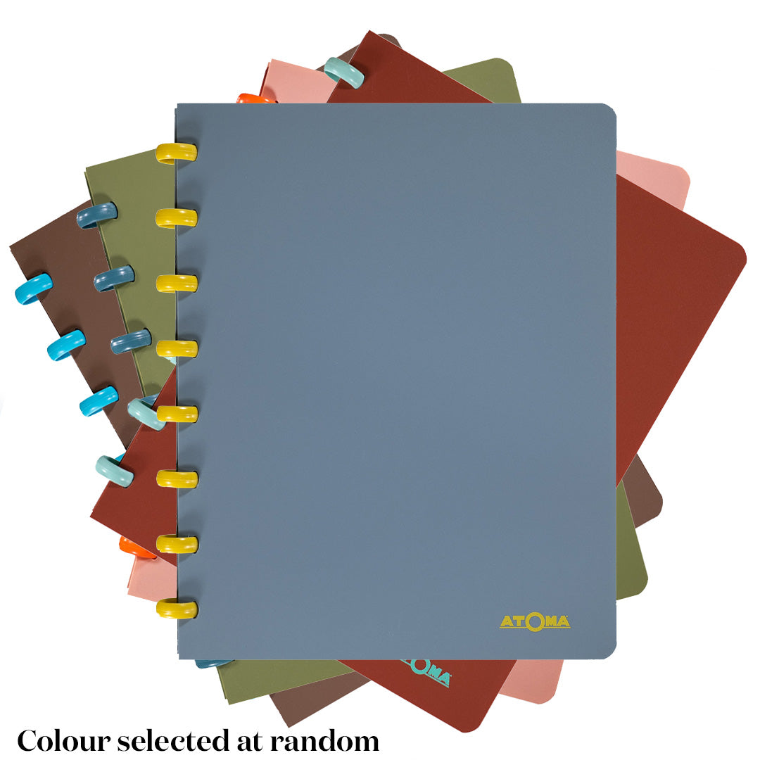 Atoma Terra Notebook Refillable A5 Size (165 x 210 mm) - Customizable Cover, Dotted Pages for Journaling, Sketching & Note Taking - Perfect for Students, Artists & Office Use