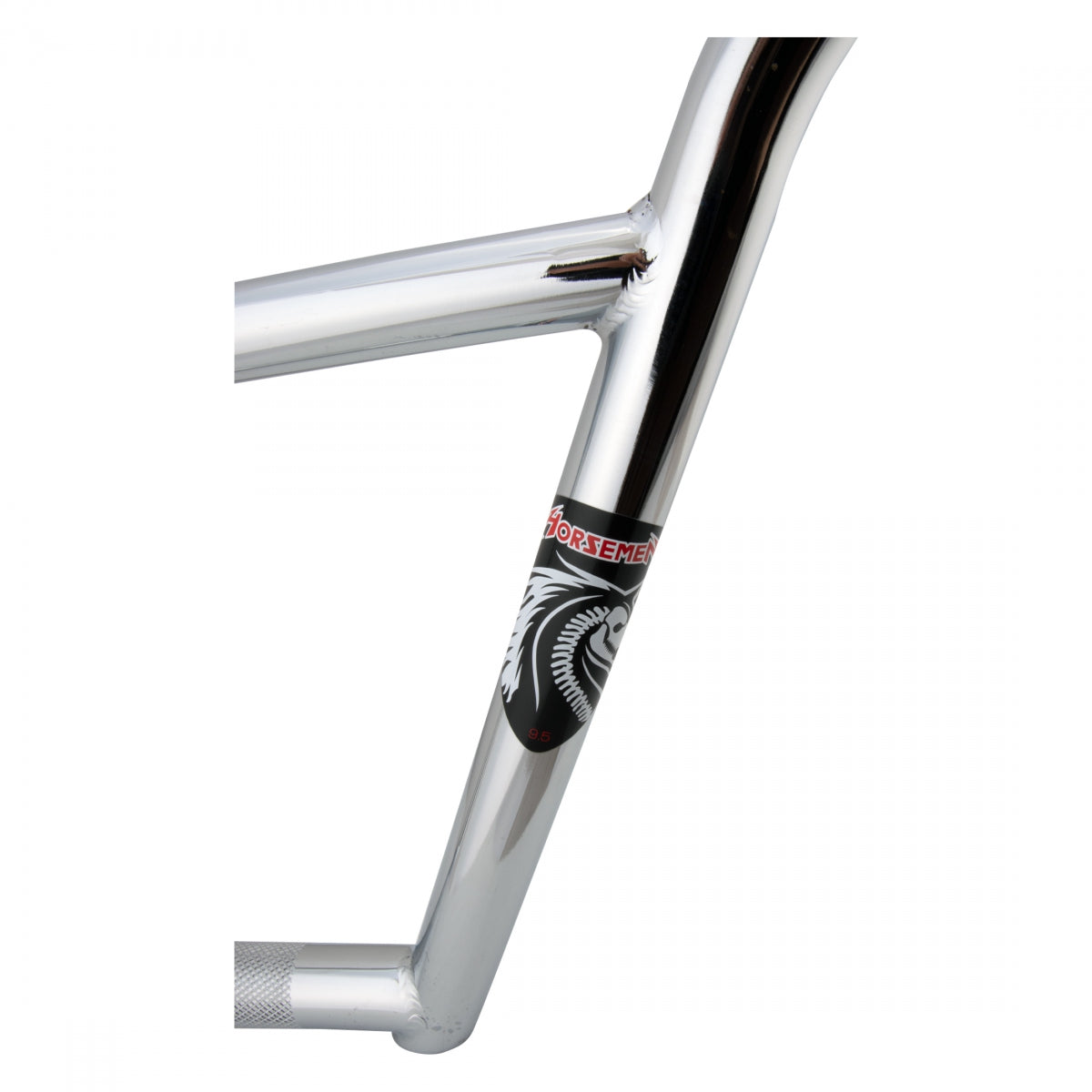 Alienation Horsemen BMX Handlebar - 22.2mm Clamp, 29in Width, 9.5in Rise, Chrome Chromoly Steel - Perfect for BMX Racing, Street Riding & Bike Stunts