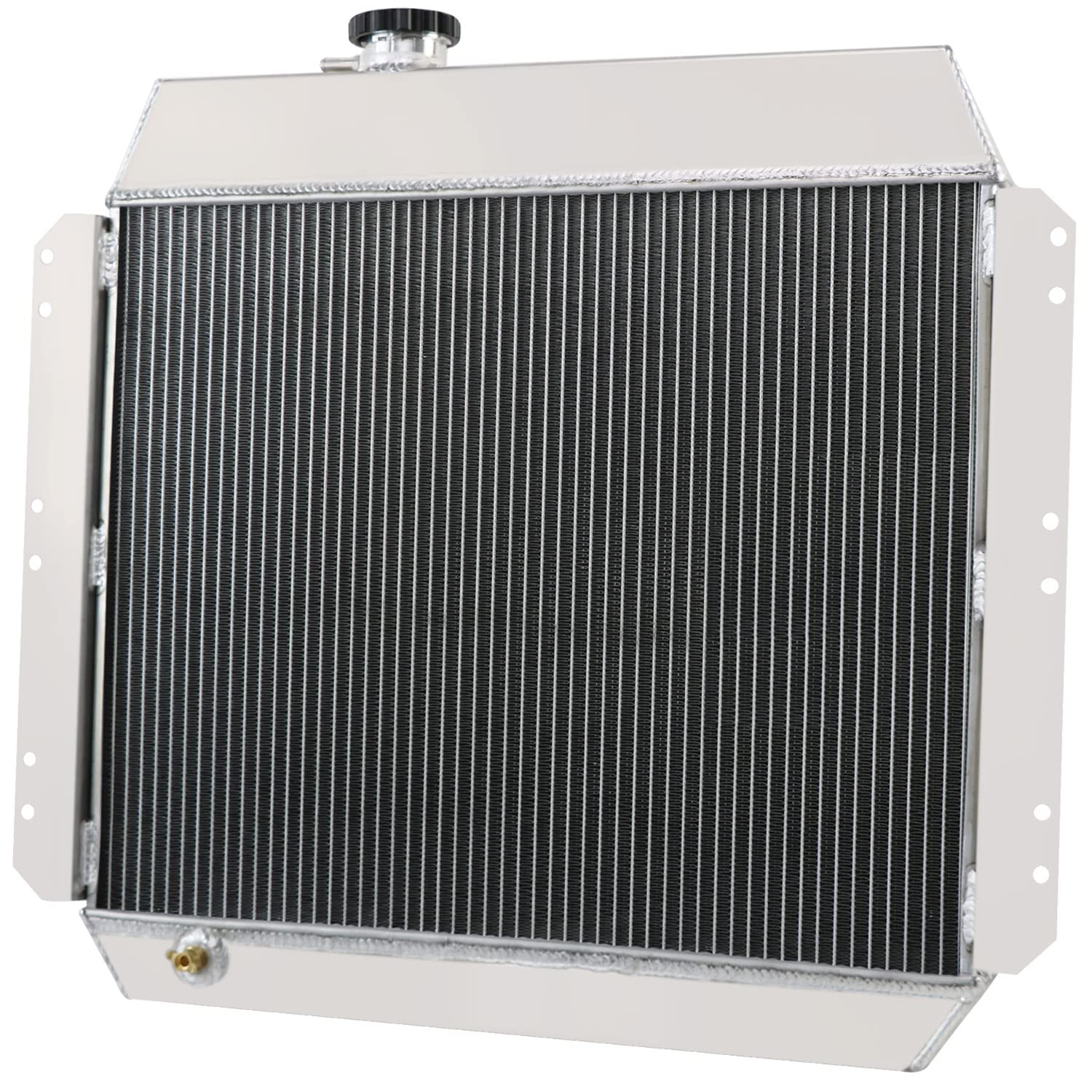 1949-1954 Chevy Bel Air & Fleetline Aluminum Radiator - 4 Row Core with Fan Shroud & Relay | High-Performance Cooling for Classic Car Restoration & Hot Rod Builds