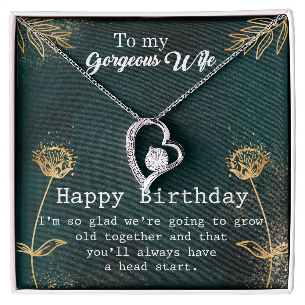 Forever Love Necklace for Women - Romantic Birthday & Anniversary Gift for Wife - Perfect for Valentine's Day, Wedding, or Special Occasions