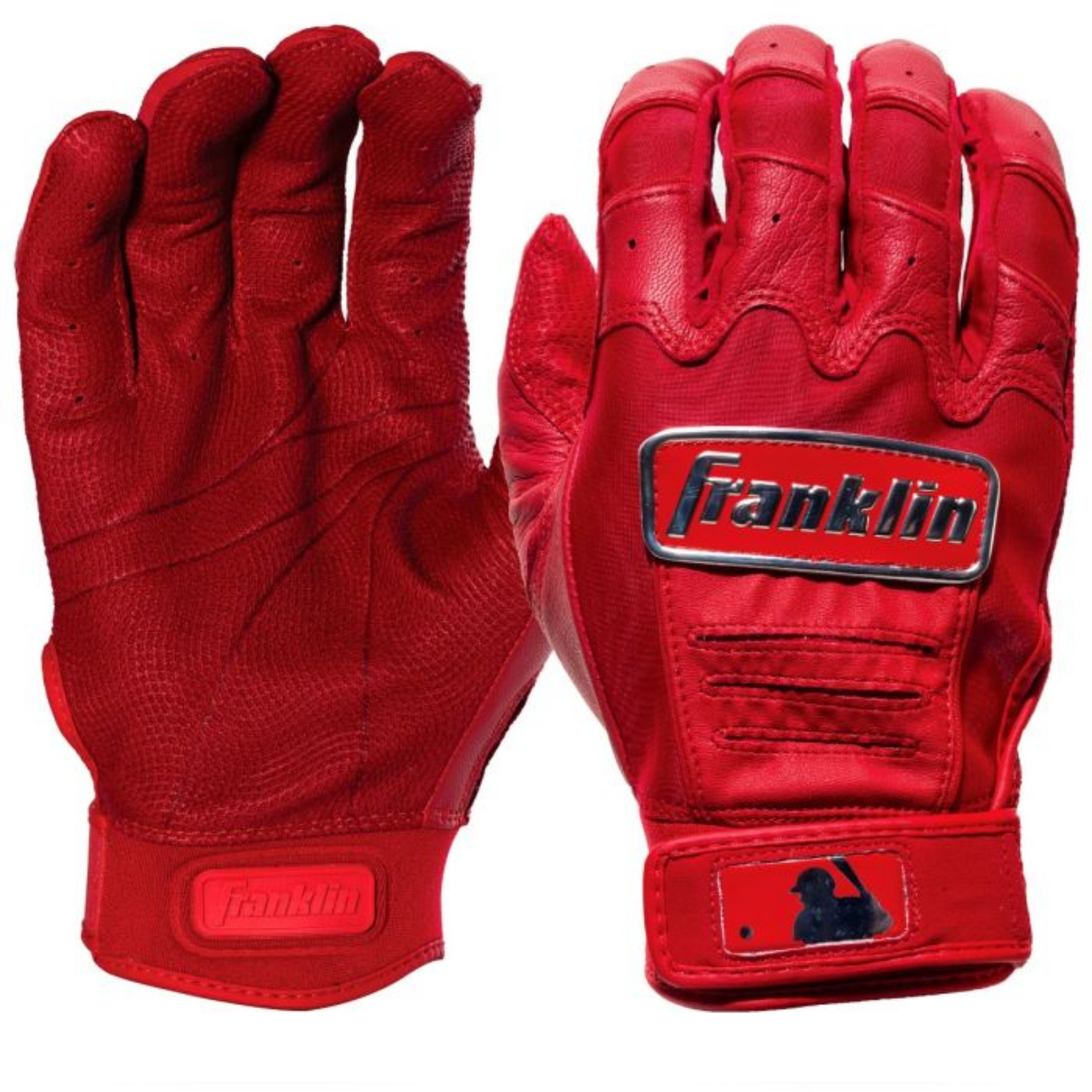 Franklin CFX Pro Full Color Chrome Adult Batting Gloves - Baseball & Softball Training Gloves for Men & Women - Perfect for Hitting Practice, Batting Cage & Field Play