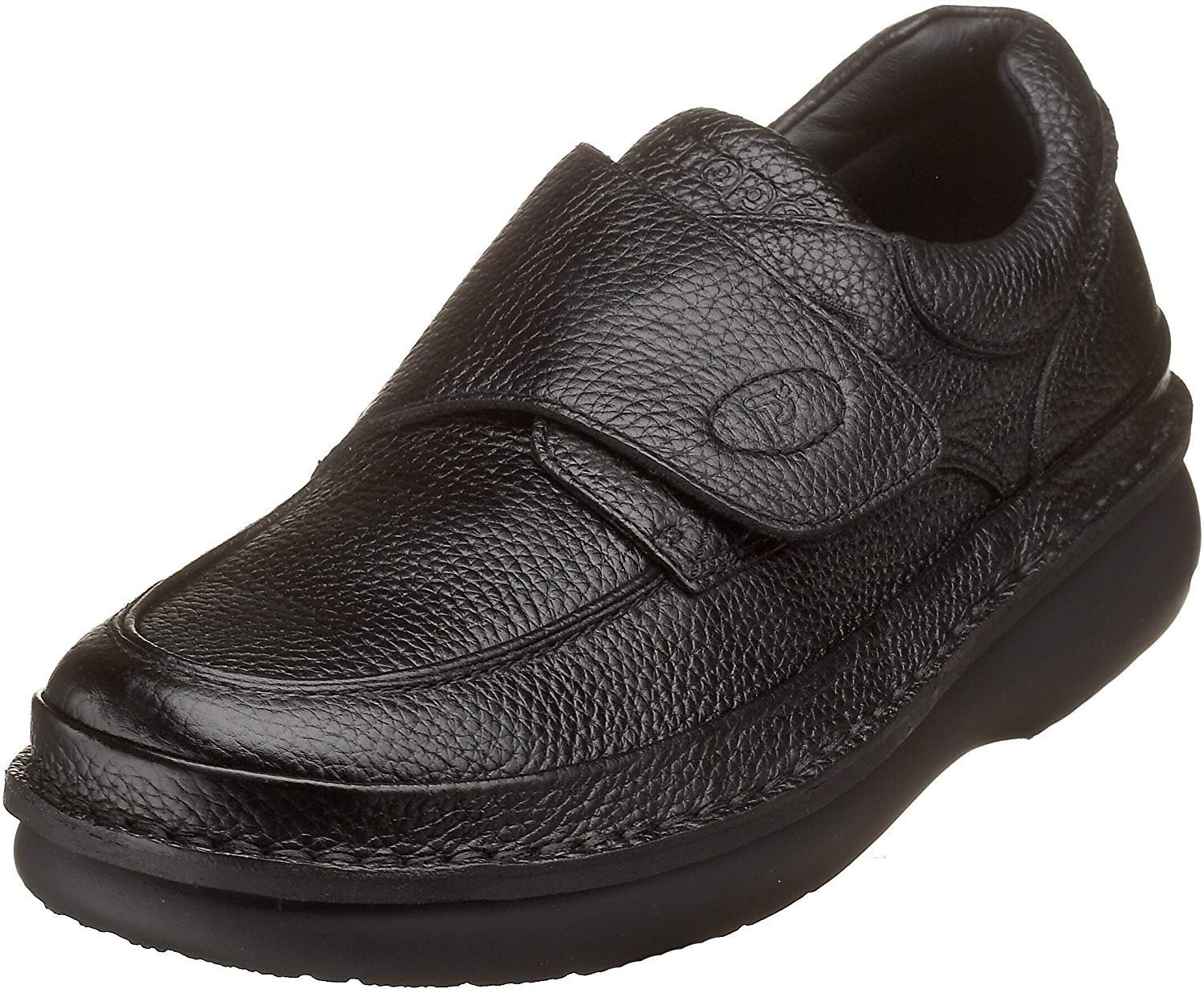 Propét Men's Scandia Strap Slip-On Shoes - Comfortable Casual Walking Shoes for Men with Arch Support - Perfect for Travel, Work & Everyday Wear