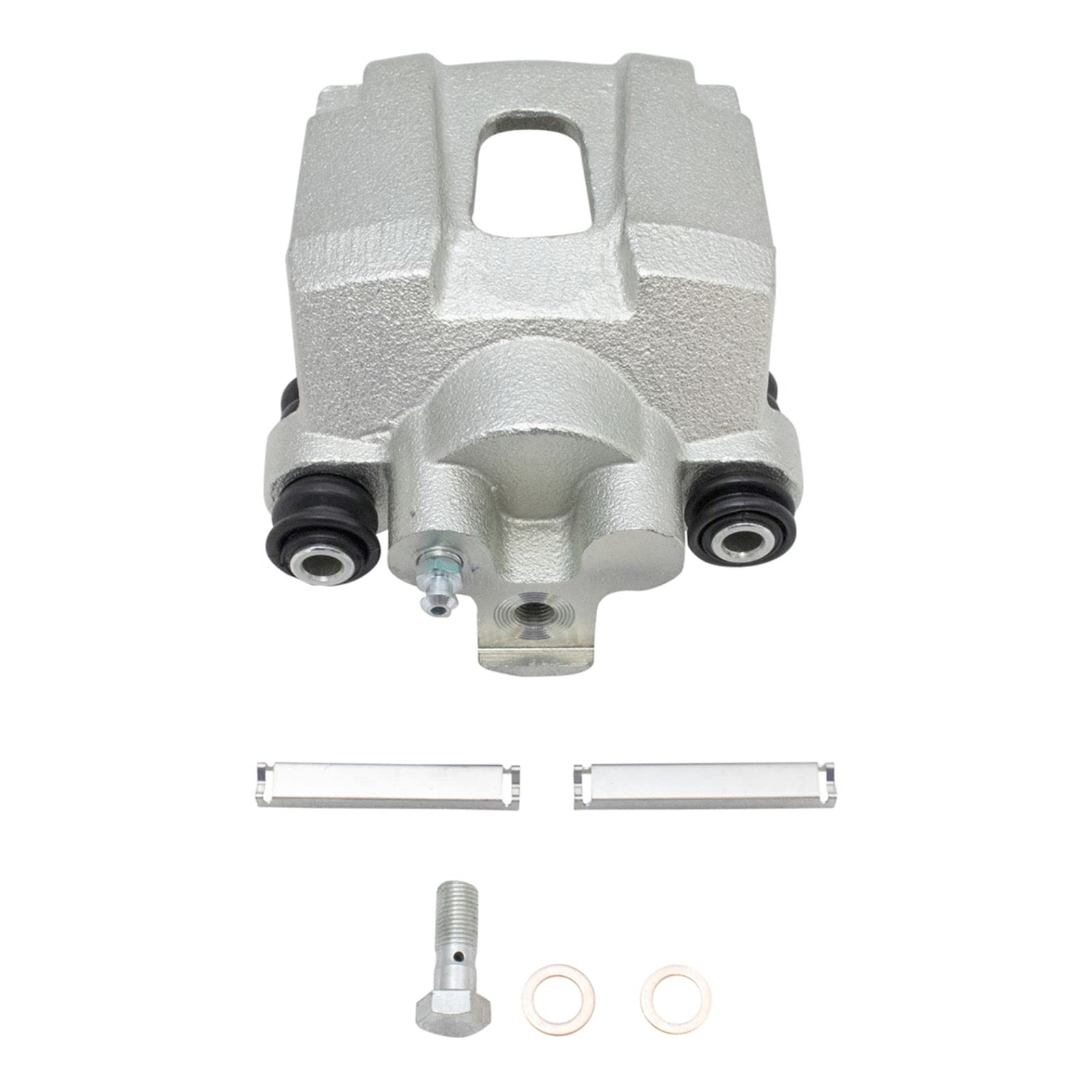 Premium Ceramic G-Coated Rear Brake Pad & Rotor Kit with Caliper & Chemical Kit - Compatible with 2003-2007 Jeep Liberty & 2003-2006 Wrangler - High Performance Braking for Off-Road & Daily Driving