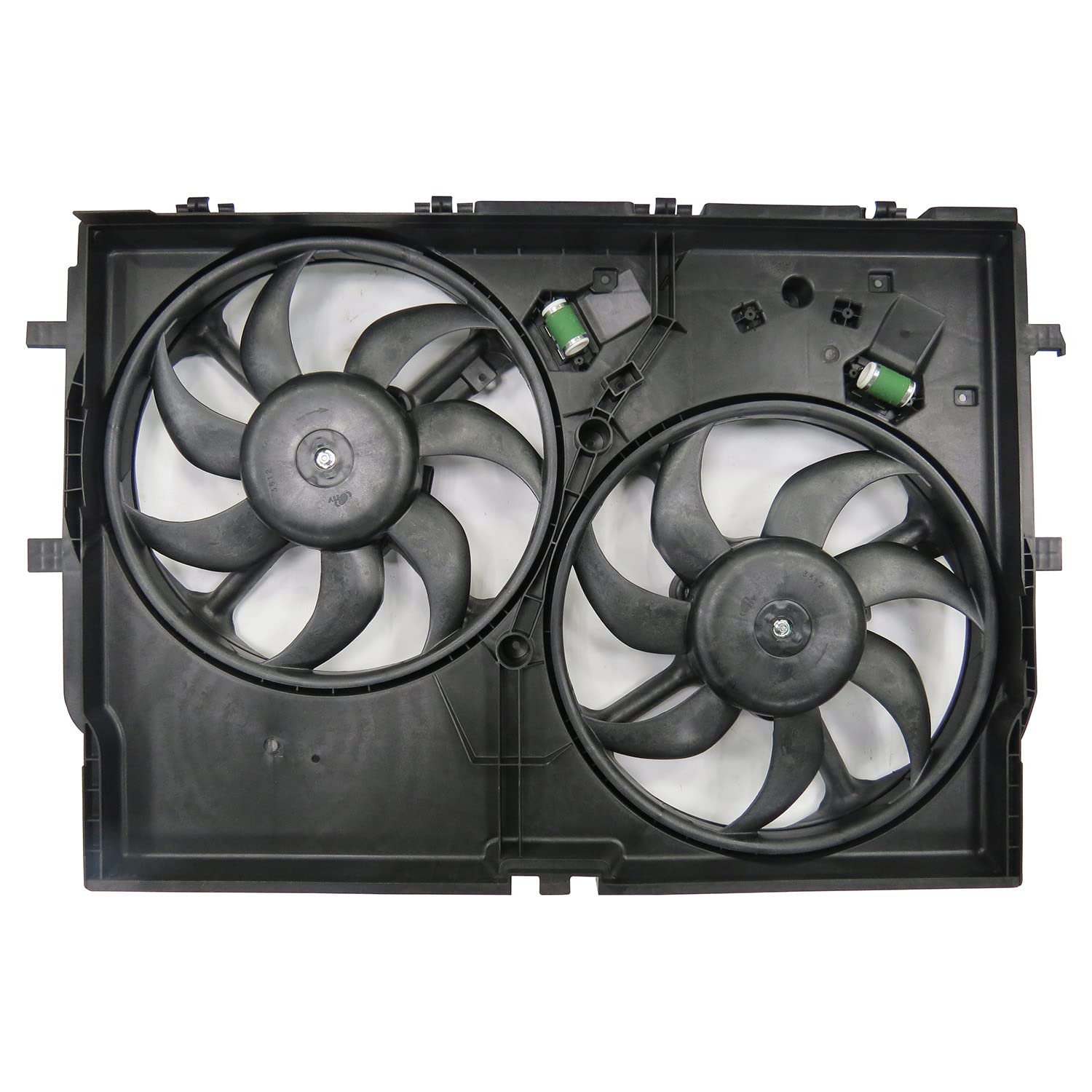 TYC 623730 Cooling Fan Assembly Replacement for 2014-2019 Ram Promaster 1500 2500 3500 - Engine Radiator Cooling System Part - Perfect for Overheating Prevention & Summer Driving