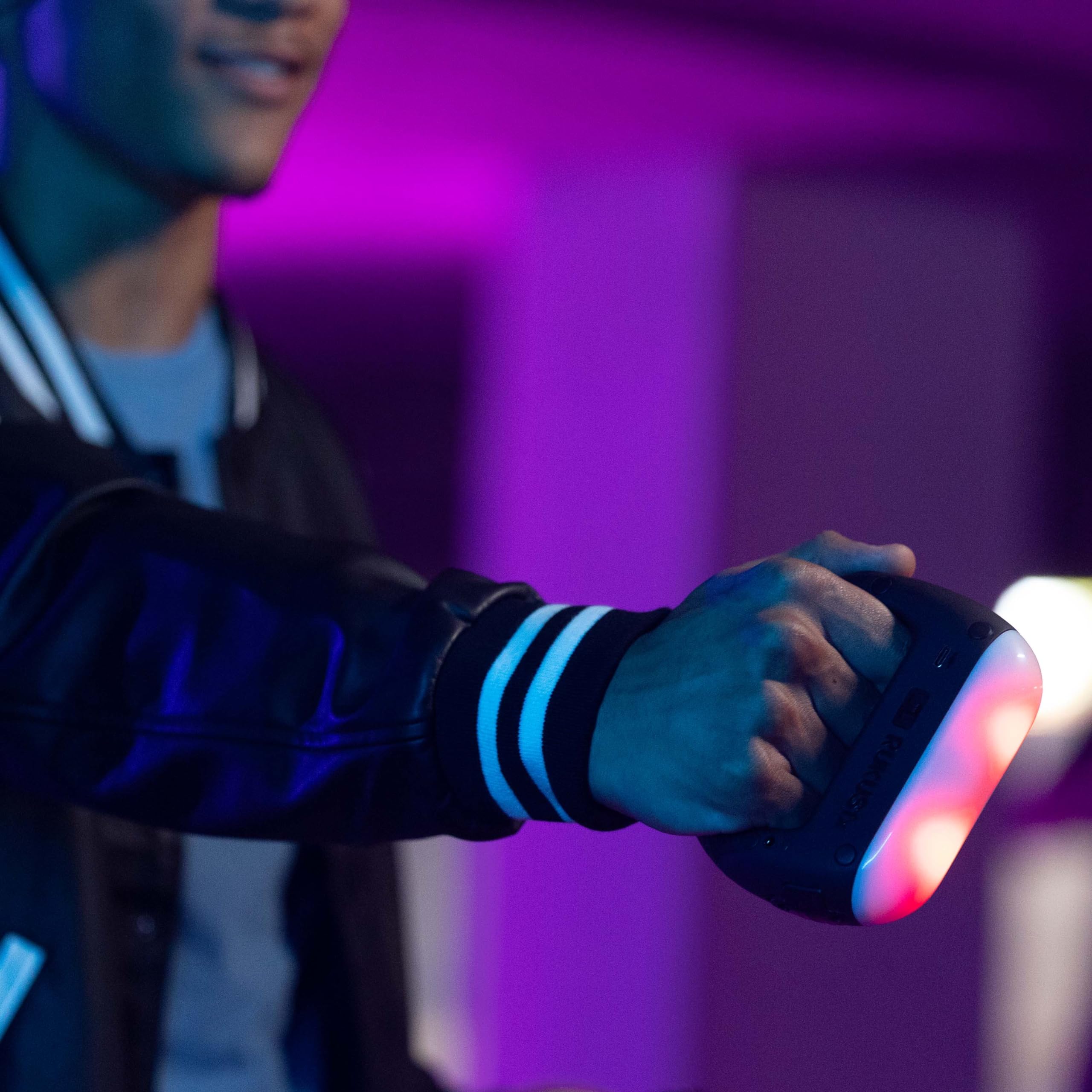 RUKUSfx PRO Motion-Controlled DJ Music Mixer with Gaming Mode - Interactive Light & Sound Effects, Bonus Skin - Best Electronic Toy Gift for Kids Ages 6+ | Perfect for Dance Parties, Gaming Nights & STEM Learning