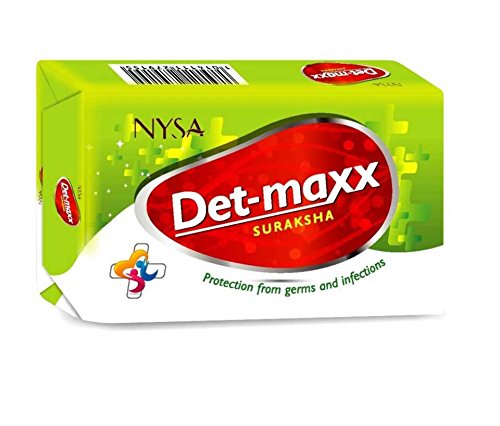 Organic RCM Nysa Det-Mx Soap Bar (100g x 6 Pack) - Gentle Cleansing for Sensitive Skin, Perfect for Daily Face & Body Wash, Travel & Eco-Friendly Bathroom Essentials