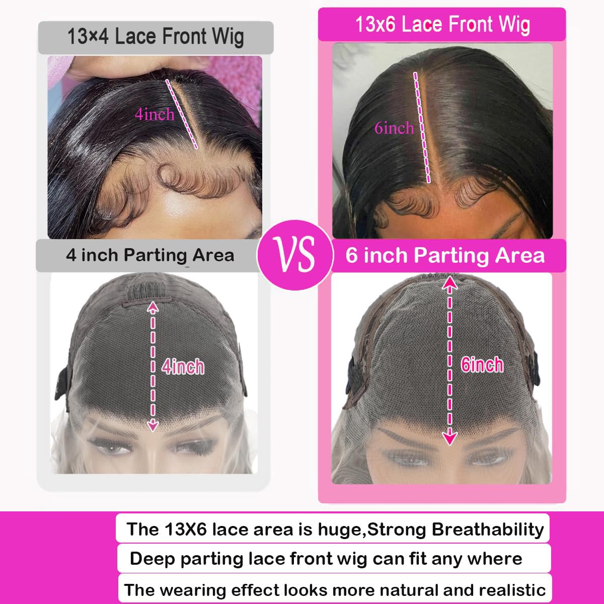 28 Inch Glueless Human Hair Wigs 250% Density Pre Plucked with Baby Hair | 13x6 HD Transparent Lace Front Wig | Body Wave Wear & Go Wig for Black Women | Perfect for Daily Wear, Parties & Special Occasions