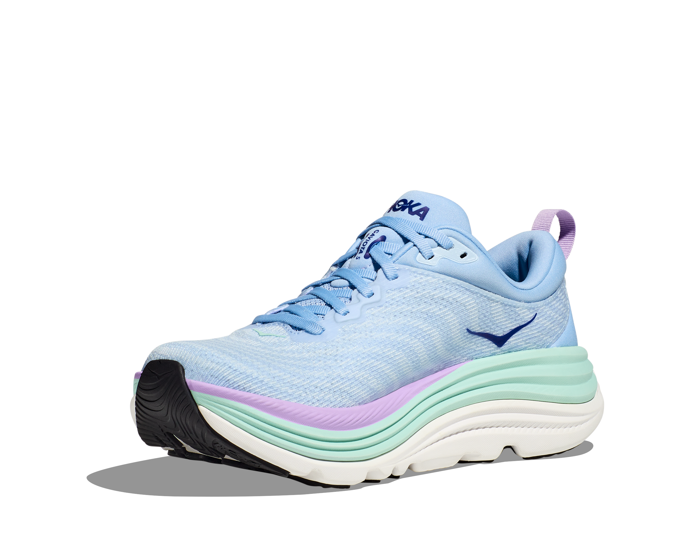 **Women's Gaviota 5 WIDE Running Shoes - ABSO Airy Blue/Sunlit Ocean - Comfortable & Supportive for Walking, Jogging & Gym Workouts**