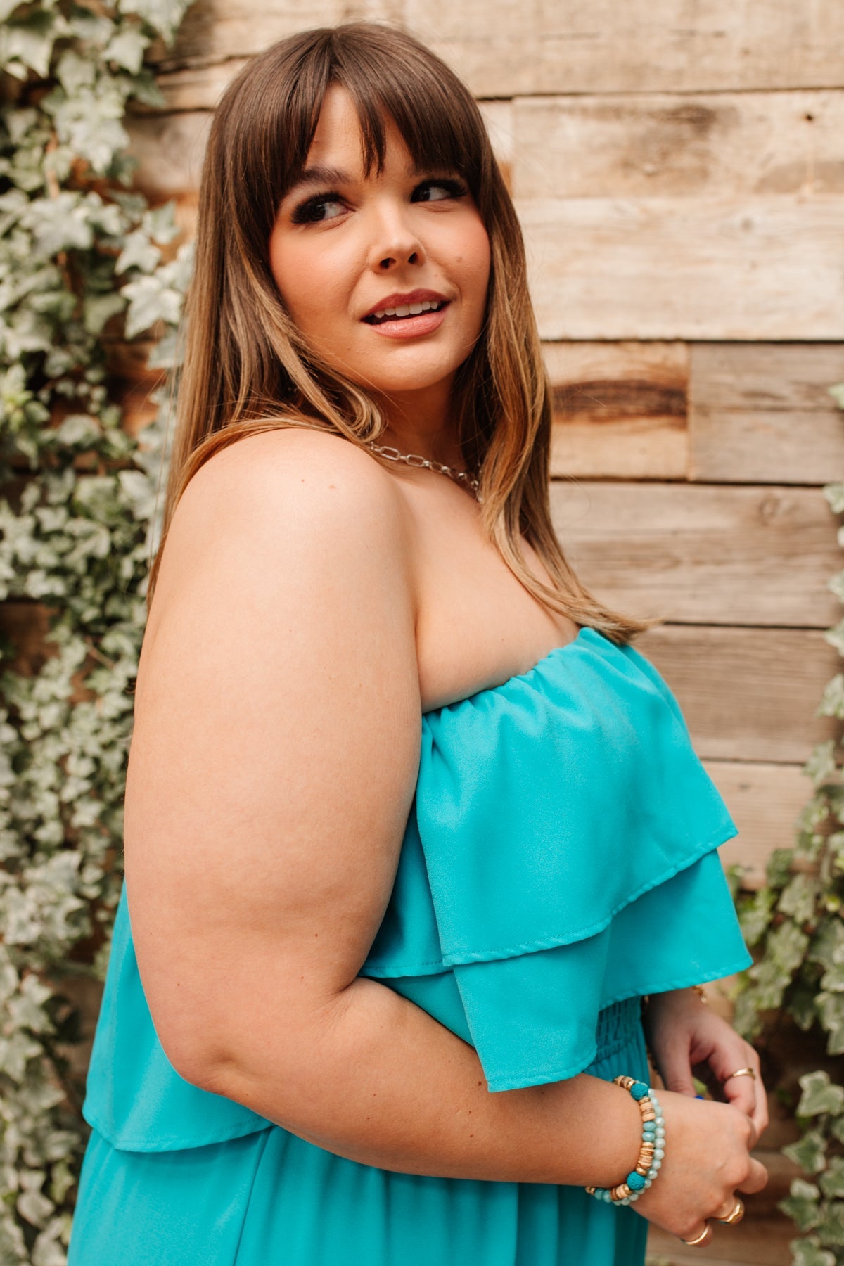Oceans Of Bliss Blue Dress for Women - Elegant Flowy Summer Beach Dress - Perfect for Vacations, Weddings & Casual Outings