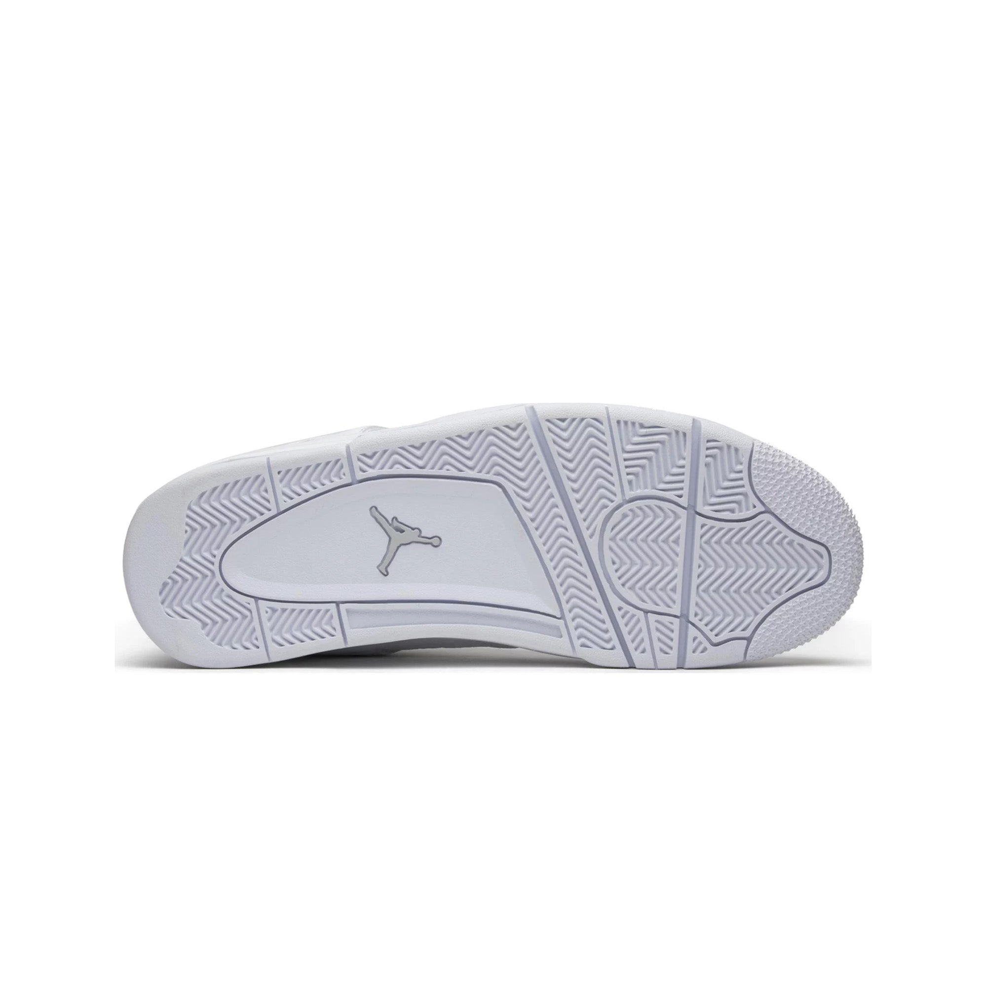 Air Jordan 4 Retro 'Pure Money' White Leather Sneakers (2017 Release) - Men's Basketball Shoes for Streetwear & Casual Outfits