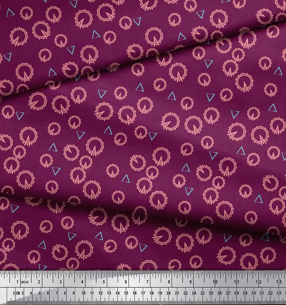 Soimoi Pink Cotton Voile Fabric by The Yard - 56
