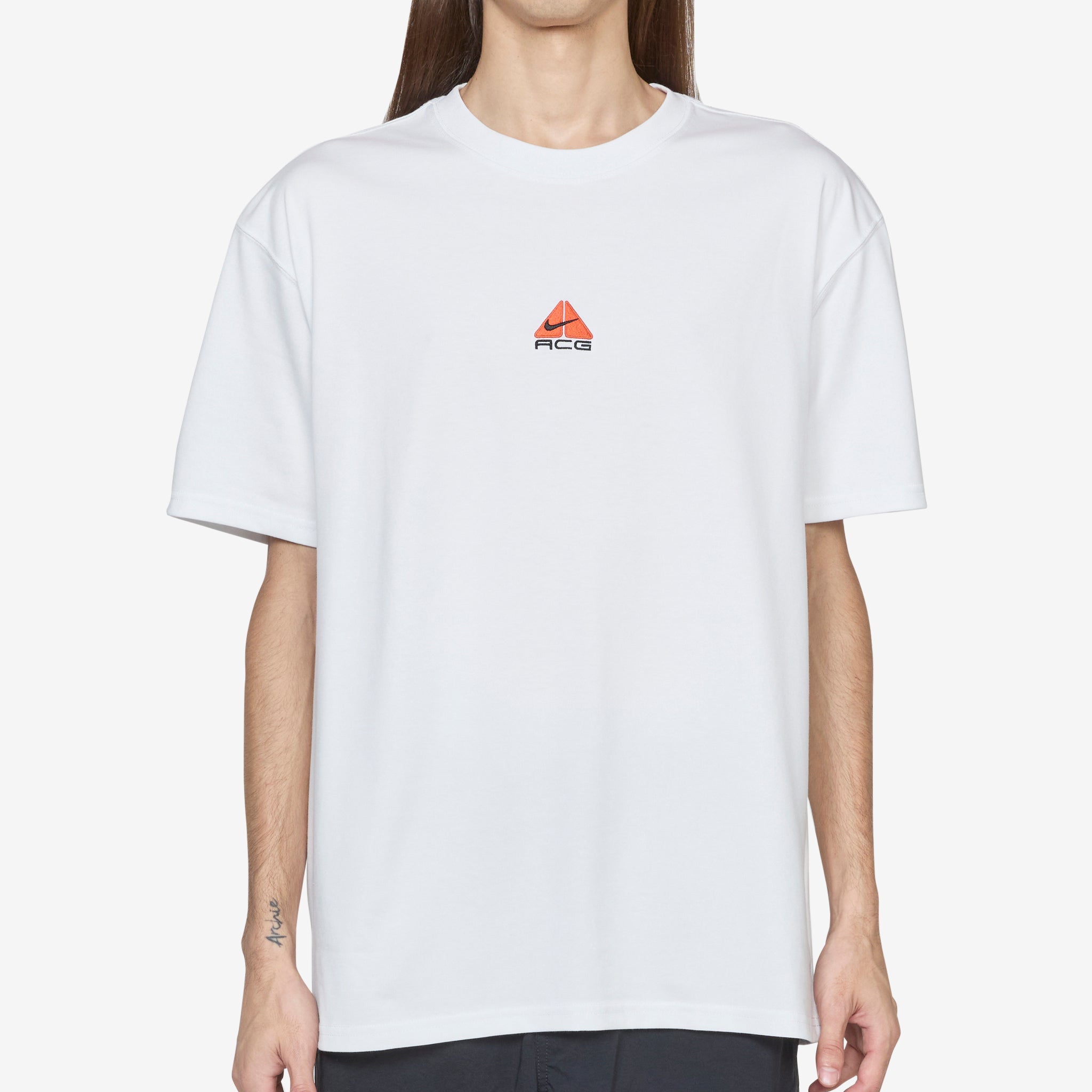 ACG Lungs T-Shirt Summit White - Stylish Graphic Tee for Outdoor Adventures & Casual Wear