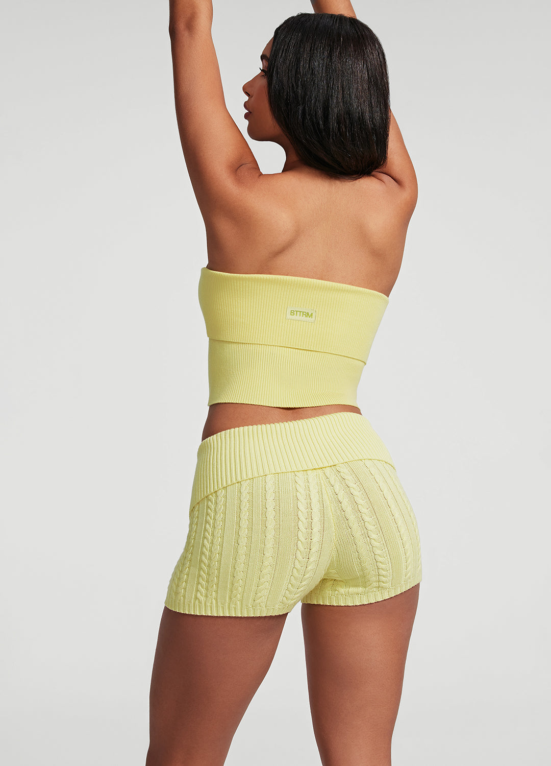 Cozy Cable Knit Micro Shorts for Women - Soft Stretch Comfort Shorts - Perfect for Lounge, Sleep & Summer Outfits