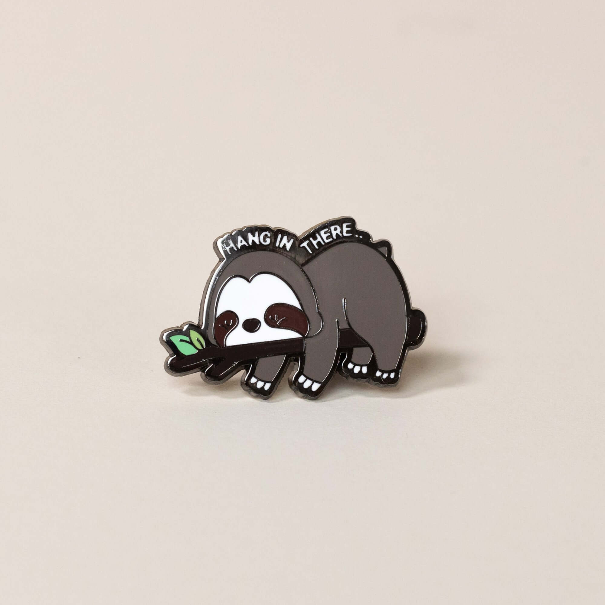 Slothi Enamel Pin - Cute Sloth Motivational Badge for Backpacks & Jackets - Perfect for Gifts, Office Decor & Everyday Encouragement