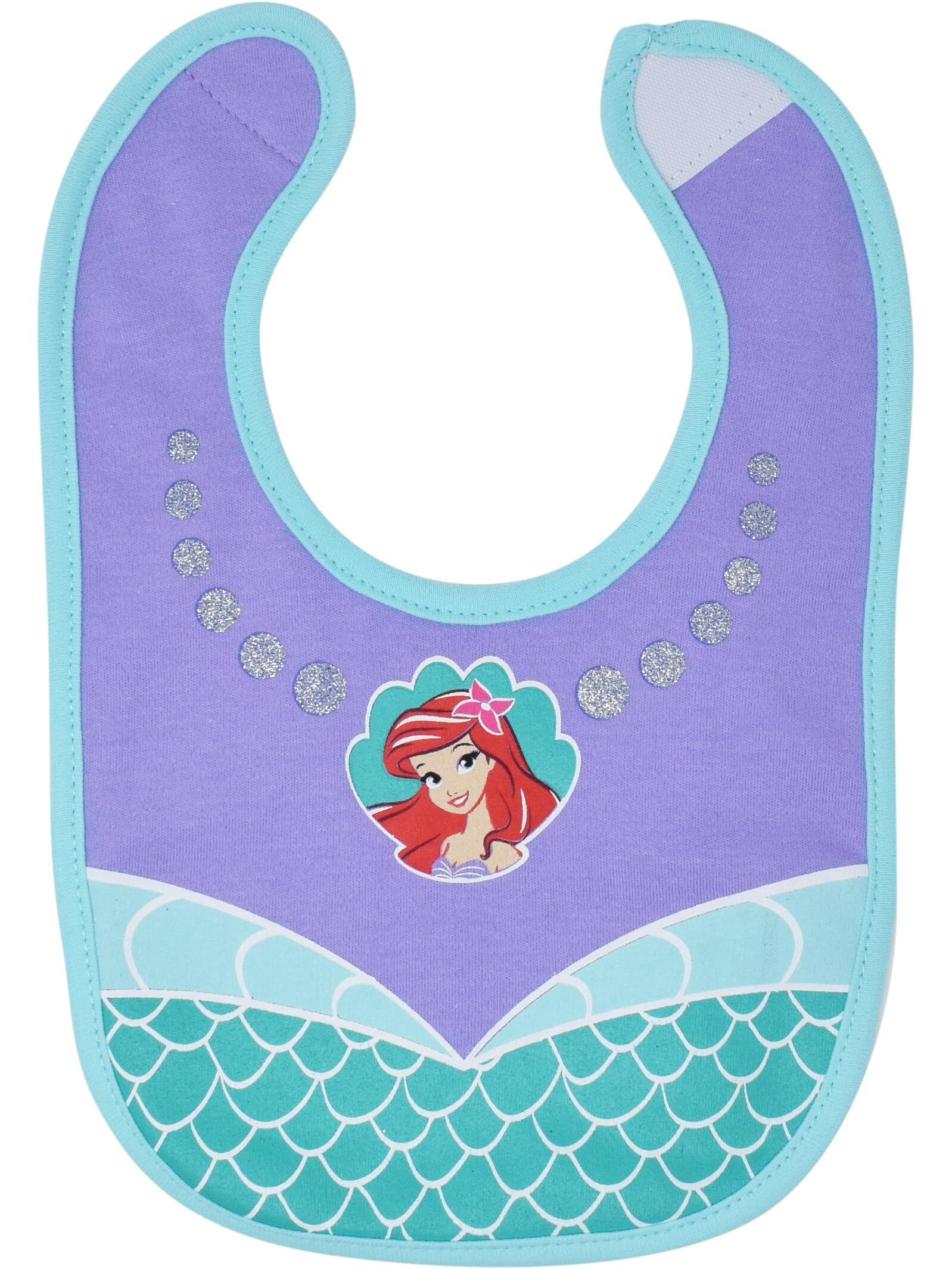 Disney Princess Baby Bibs 5-Pack - Snow White, Aurora, Belle, Ariel & Cinderella - Soft Cotton Drool Bibs for Infants & Toddlers - Perfect for Feeding Time, Daycare & Photo Shoots