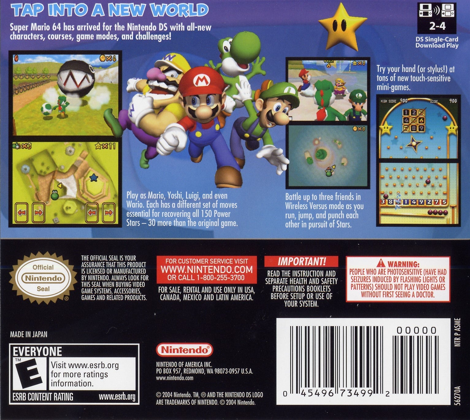 Super Mario 64 DS - Nintendo DS Game | Classic 3D Platformer Adventure | Perfect for Kids & Retro Gamers | Play at Home or On The Go