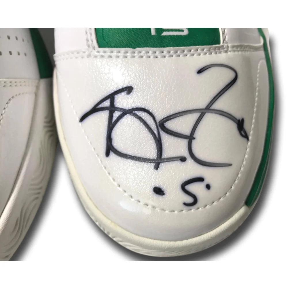 Kevin Garnett Signed Adidas KG Bounce 3 Basketball Shoes - Game Issued Pair with JSA COA - Perfect for Celtics Fans & Sports Memorabilia Collectors