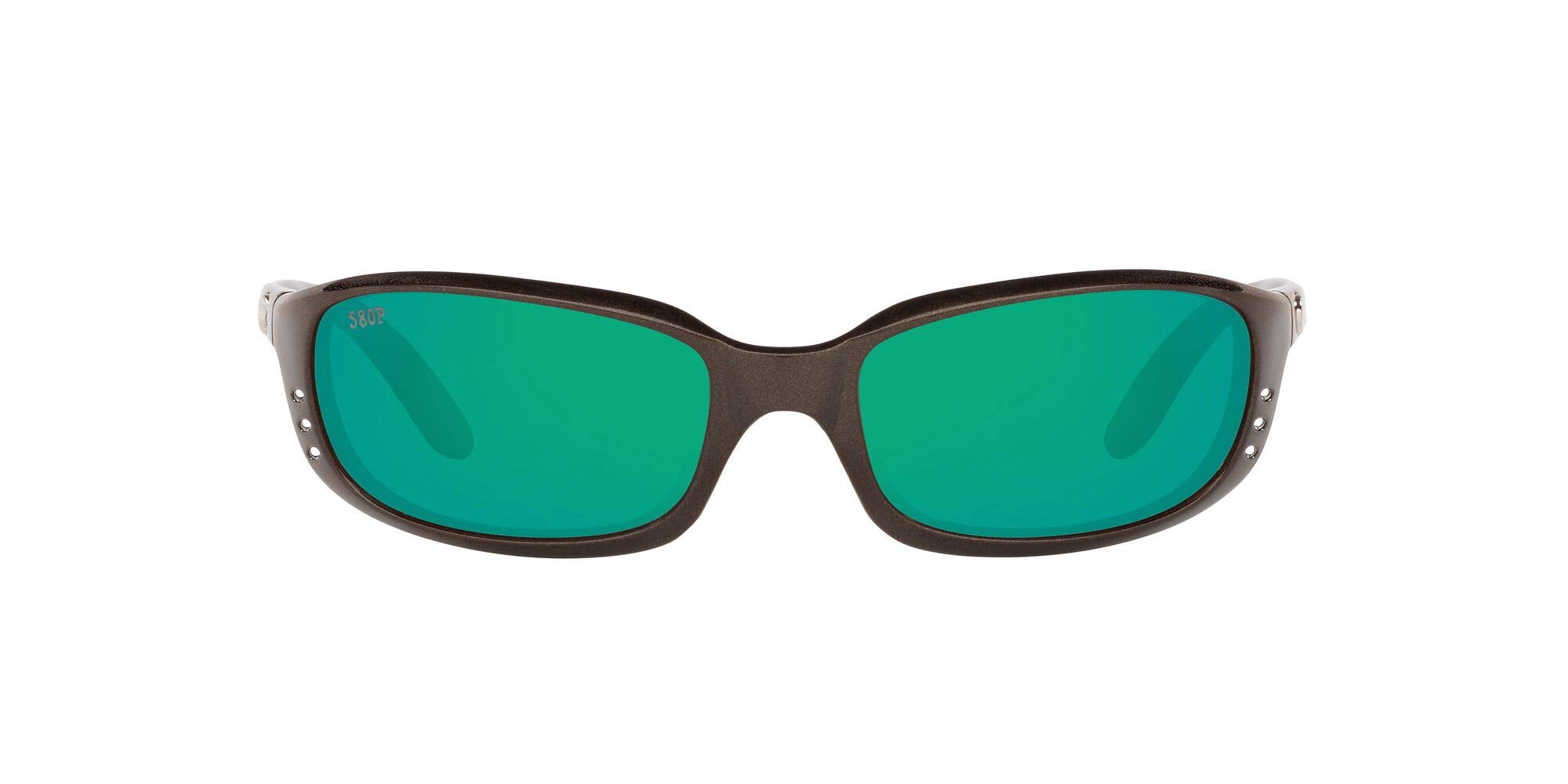 Costa Del Mar Men's Brine Oval Polarized Sunglasses - UV Protection for Fishing, Driving & Outdoor Activities