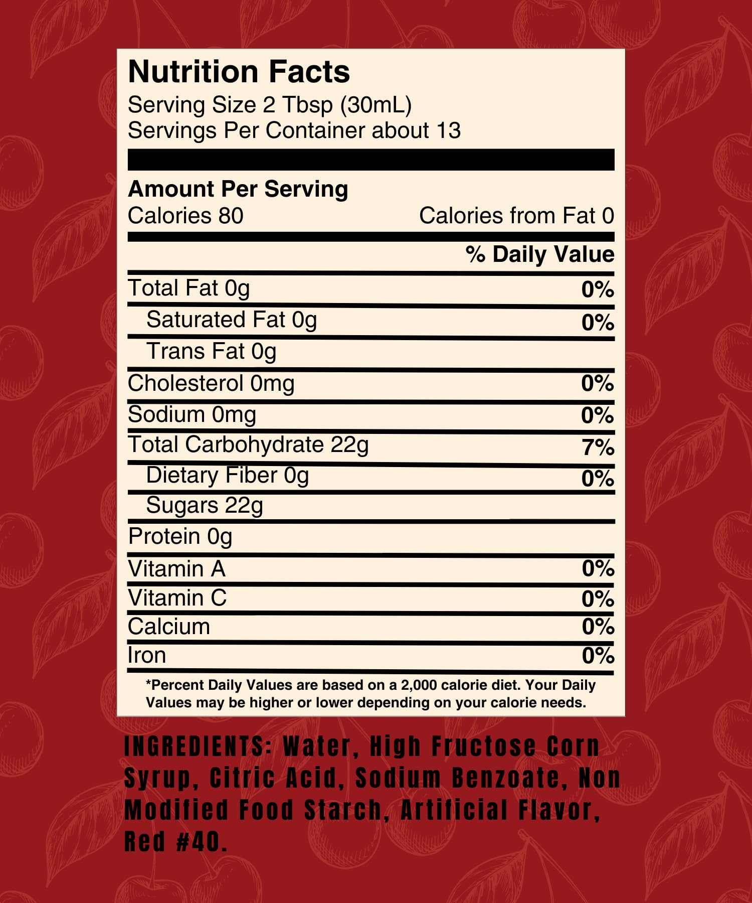 Crave It! Rich Cherry Flavoring Syrup - 13 FL OZ (6 Pack) | Perfect for Soda, Coffee, Latte, Italian Soda & Lemonade | Create Cherry Coke at Home | Ideal for Cocktails, Desserts & Baking