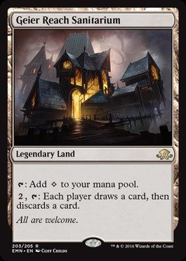 Magic The Gathering - Geier Reach Sanitarium (203/205) - Eldritch Moon MTG Card - Collectible Trading Card Game for Deck Building & Strategy Play - Perfect for MTG Tournaments & Casual Gaming