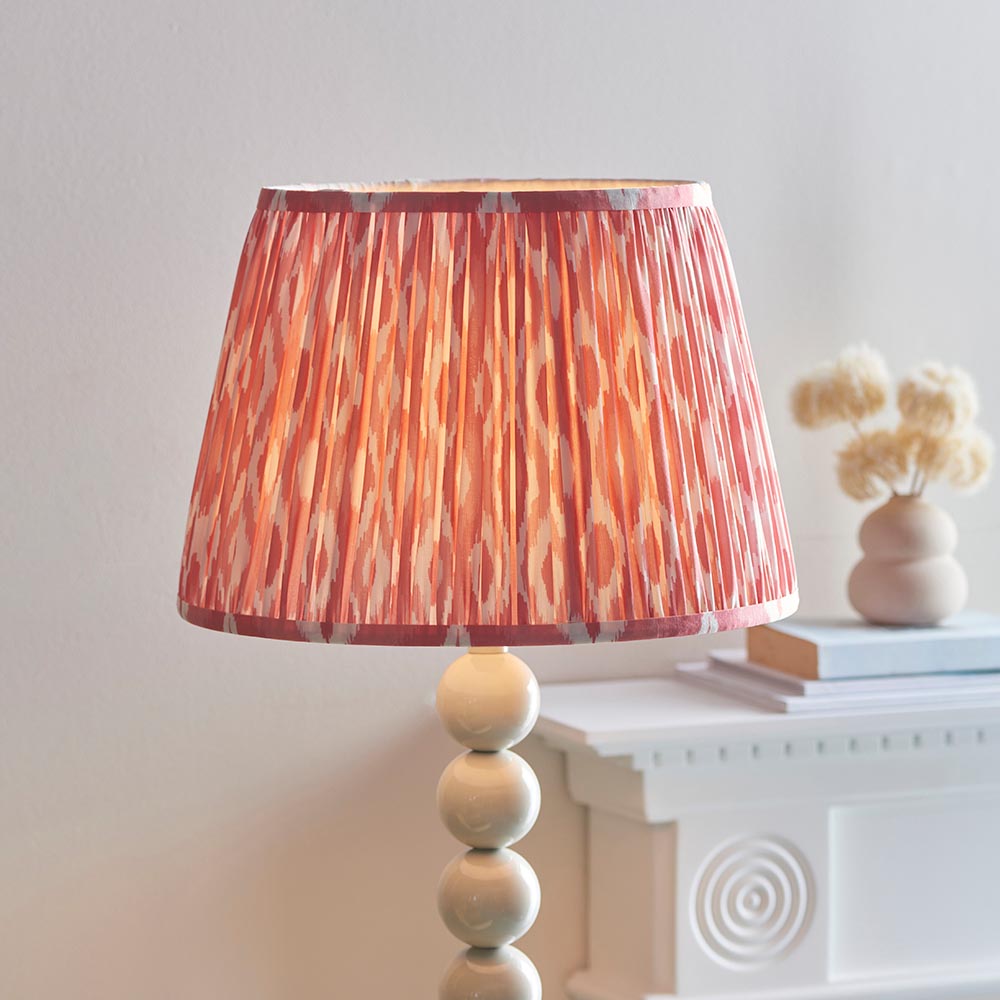 Auralis Ikat Floor Lamp with E27 Socket - Modern Handwoven Design for Living Room, Bedroom & Office Lighting
