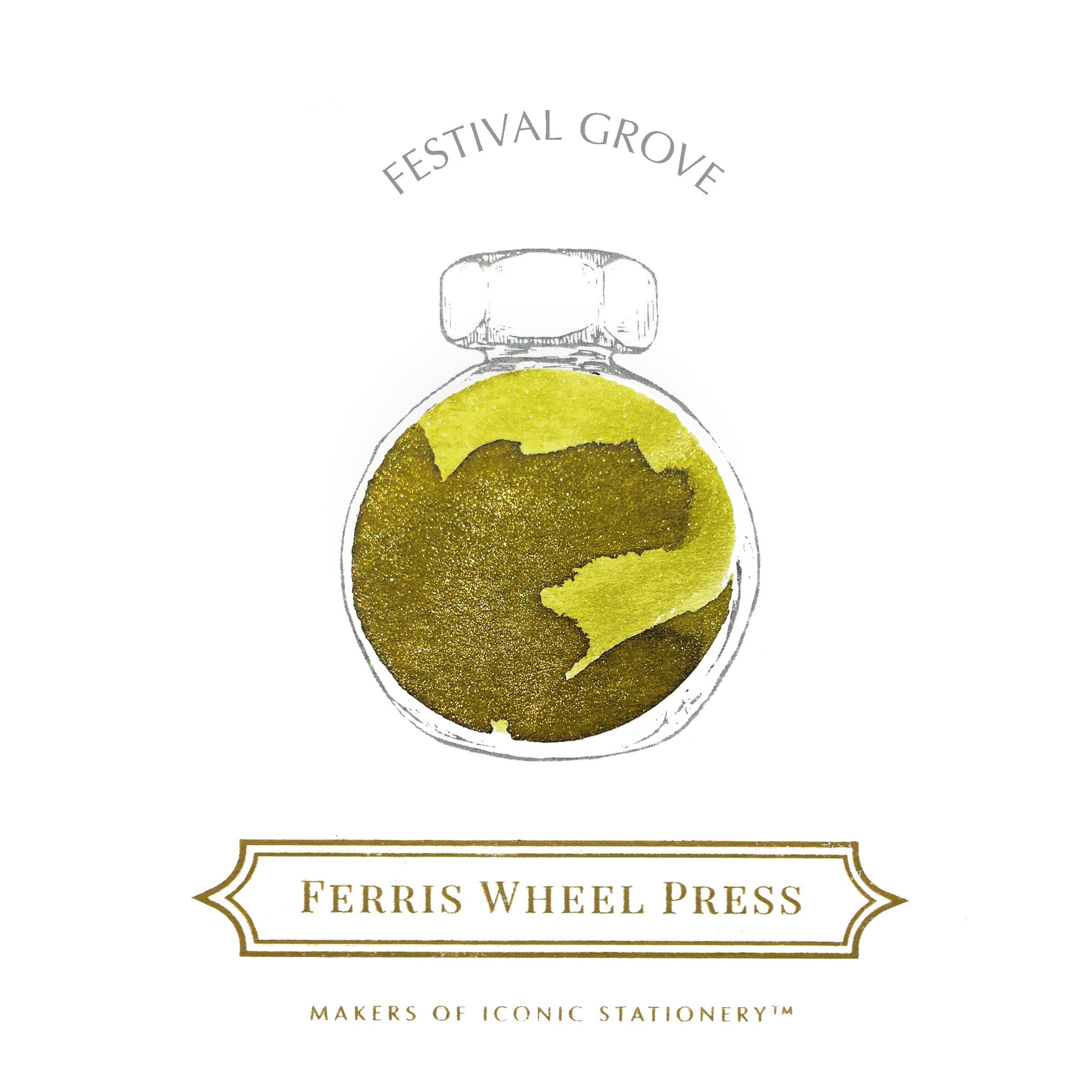 38ml Festival Grove Ink - Premium Calligraphy & Art Ink for Writing, Drawing, and DIY Crafts - Perfect for Hand Lettering, Scrapbooking, and Creative Projects