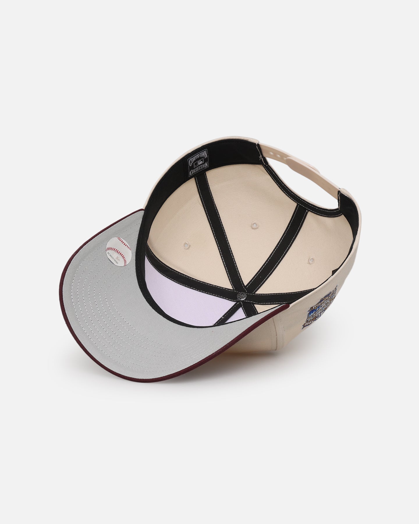 Los Angeles Dodgers 'Two Tone Dodgers' 47 MVP DT Snapback Hat - Dark Maroon Adjustable Baseball Cap for Men & Women - Perfect for Games, Fan Gear, and Streetwear Fashion