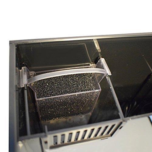 Premium 250L (91cm) Marine Fish Tank & Cabinet Set - White/Black for Saltwater Aquariums | Perfect for Home, Office & Aquatic Hobbyists