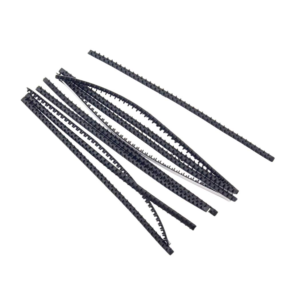 Non-Slip Rubber Teeth Headband - 10 Pack for Secure Fit - Perfect for Sports, Workouts, and Everyday Use