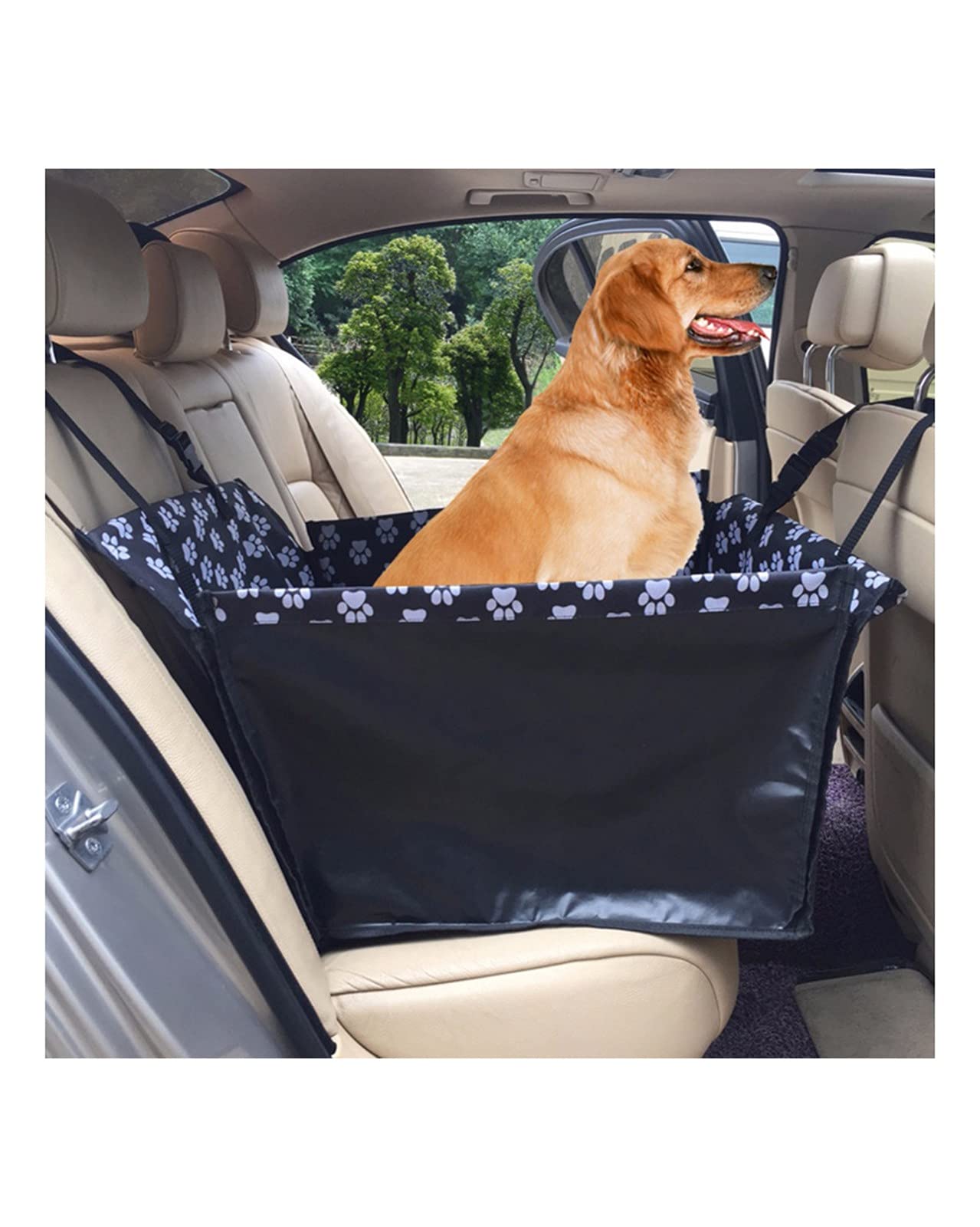 Waterproof Pet Carrier Basket - Durable Folding Dog & Cat Car Seat Cover for Travel | Safe & Thickened Front Row Accessory | Perfect for Road Trips & Vet Visits