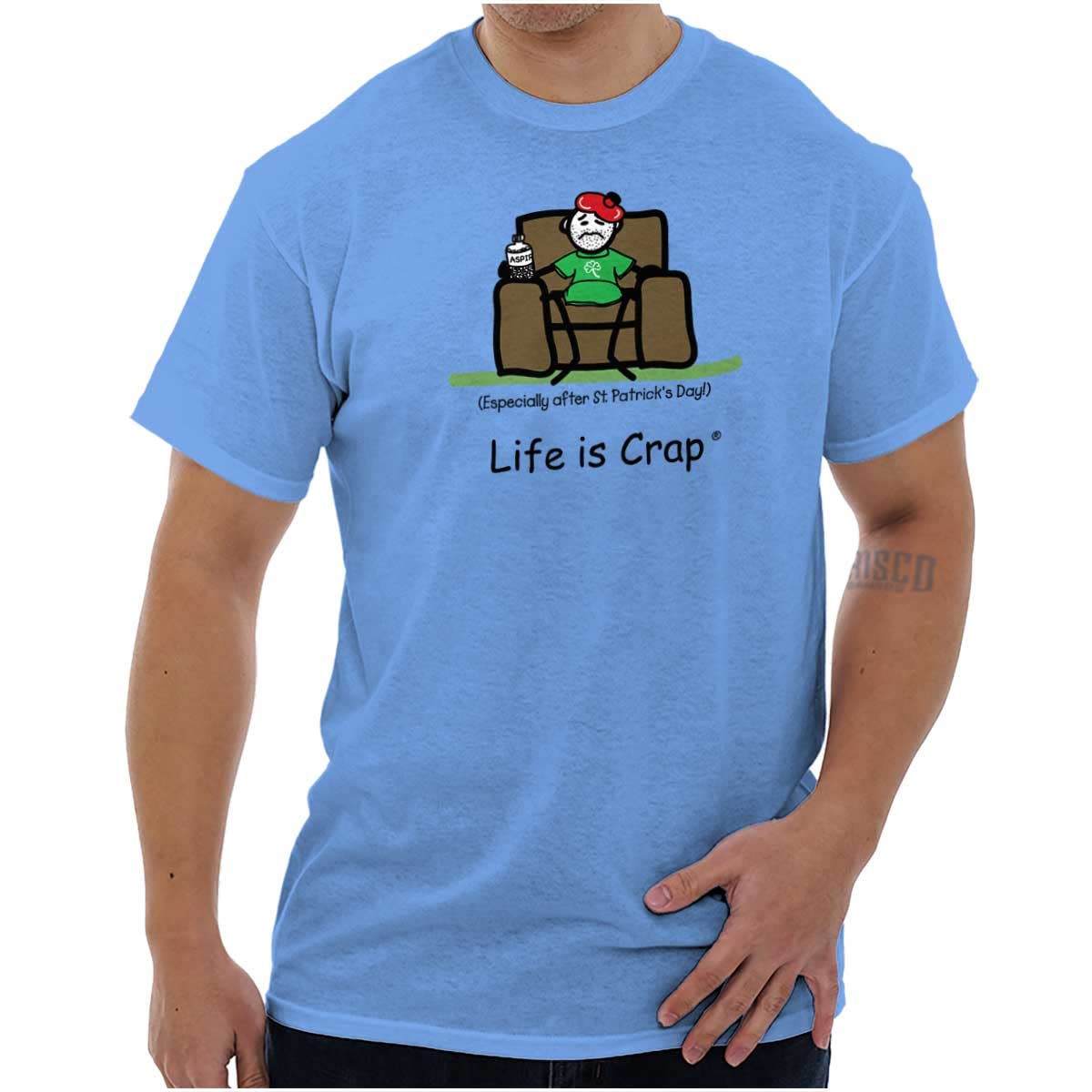Saint Patrick's Day Drinking Humor Graphic T-Shirt for Men & Women - Funny Hangover Tee for Pub Crawls & Irish Parties