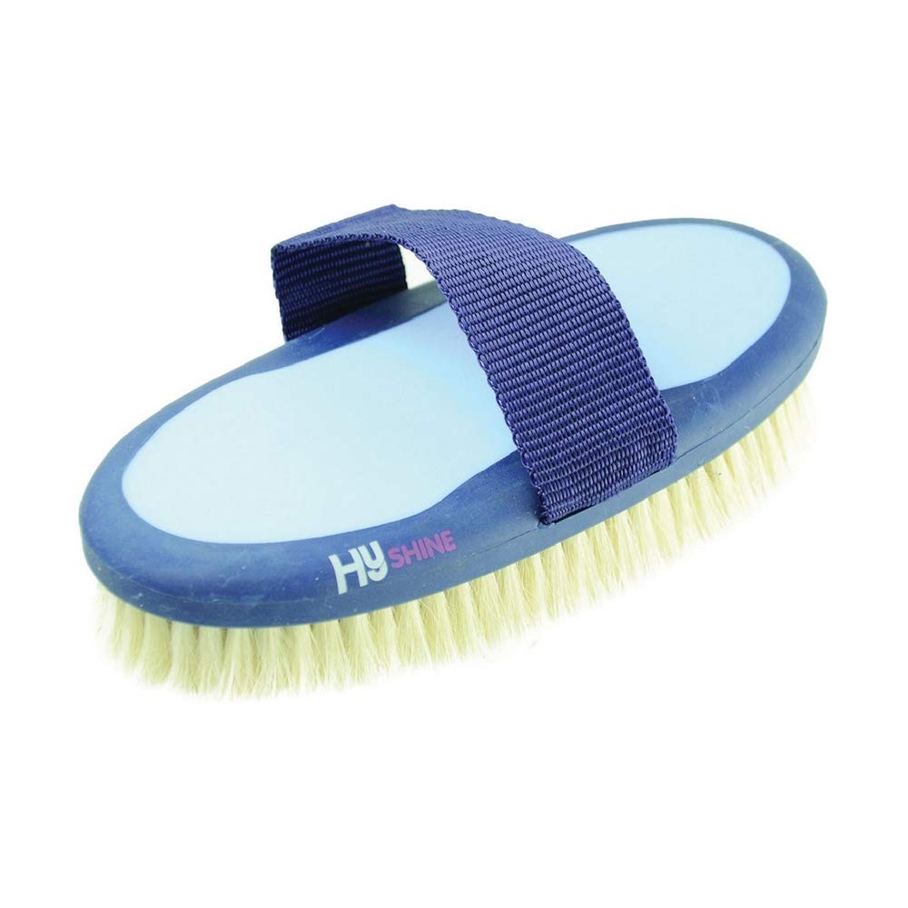 Premium Goat Hair Body Brush for Dry Brushing - Exfoliate & Stimulate Skin - Ideal for Lymphatic Drainage & Cellulite Reduction - Spa & Home Use