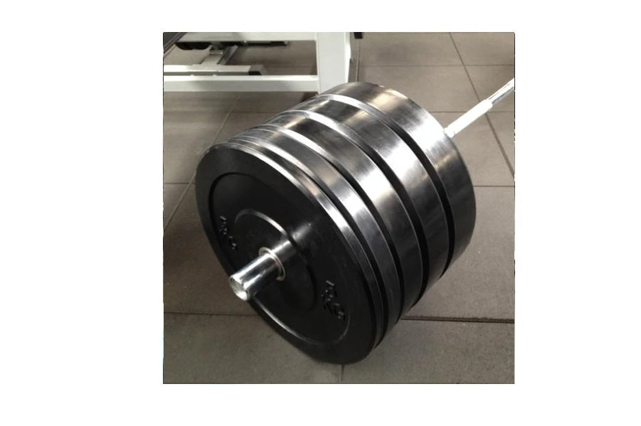 Warrior Premium Bumper Plate Set 500Lbs - Olympic Weight Plates for CrossFit, Powerlifting & Home Gym Workouts