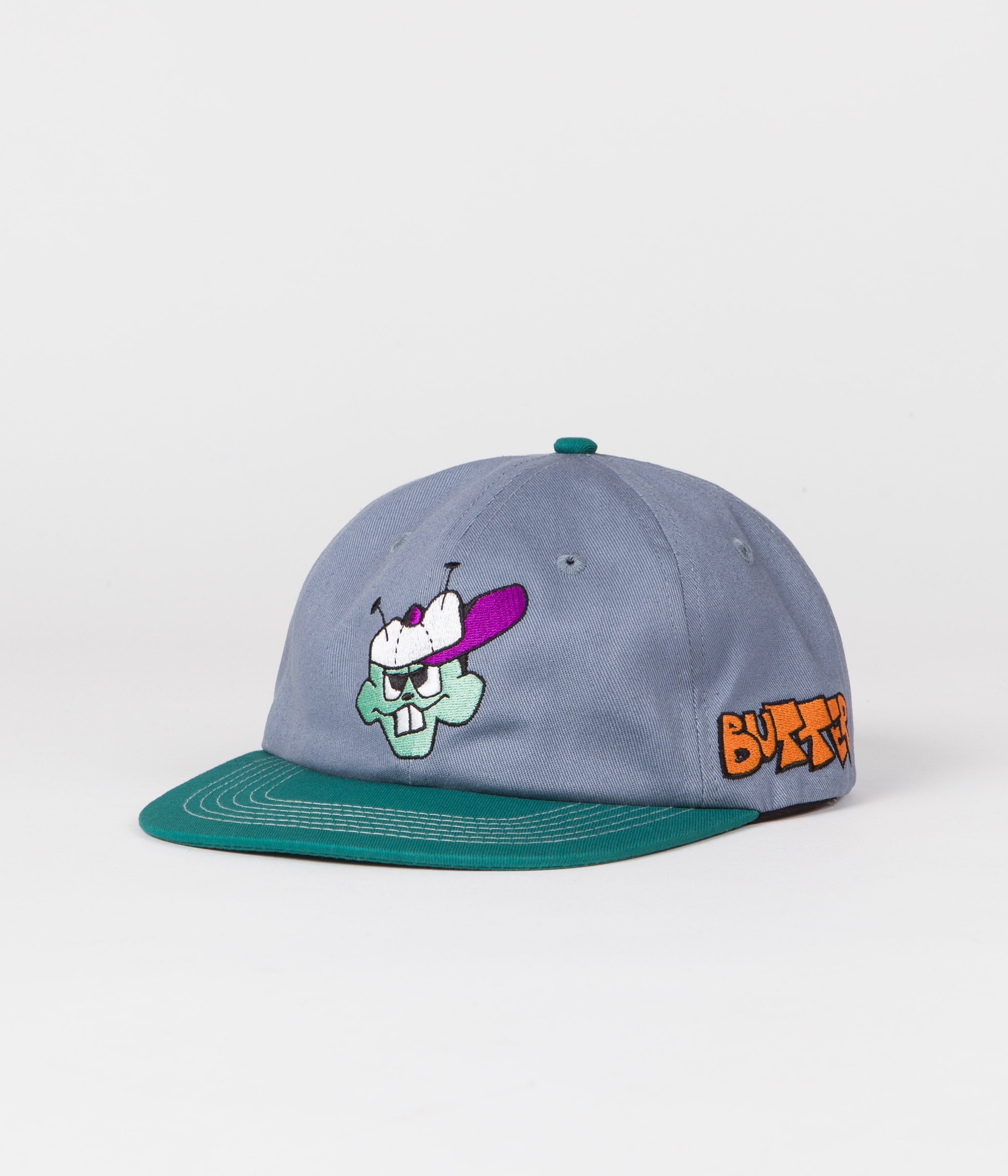 Butter Goods Bug Out Cap - Lake Blue & Teal Snapback Hat for Men & Women | Stylish Casual & Outdoor Wear for Hiking, Travel, and Daily Fashion