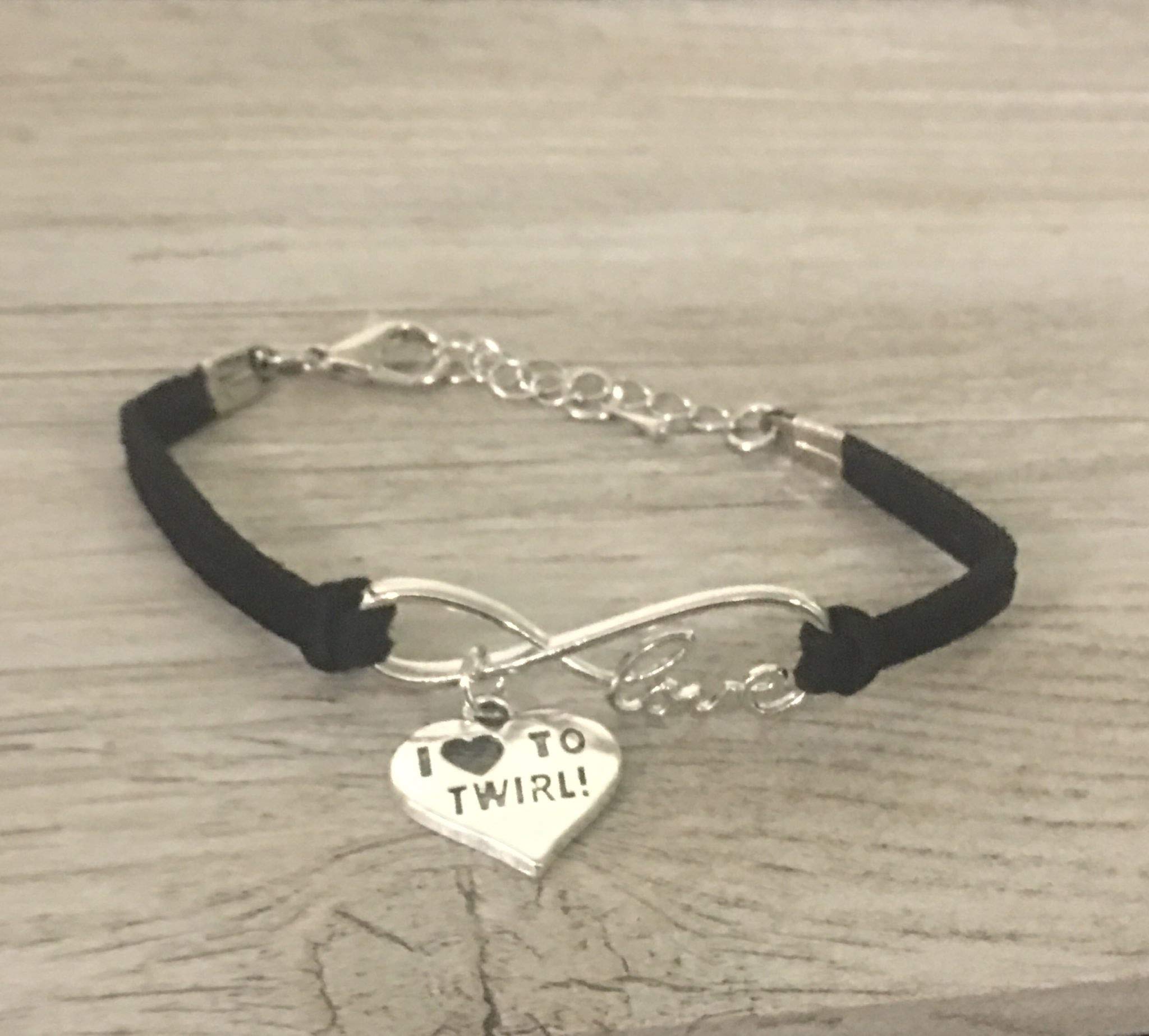 Sportybella Twirling Charm Bracelet - Elegant Majorette Jewelry for Baton Twirlers - Perfect Gift for Dance Performances & Competitions