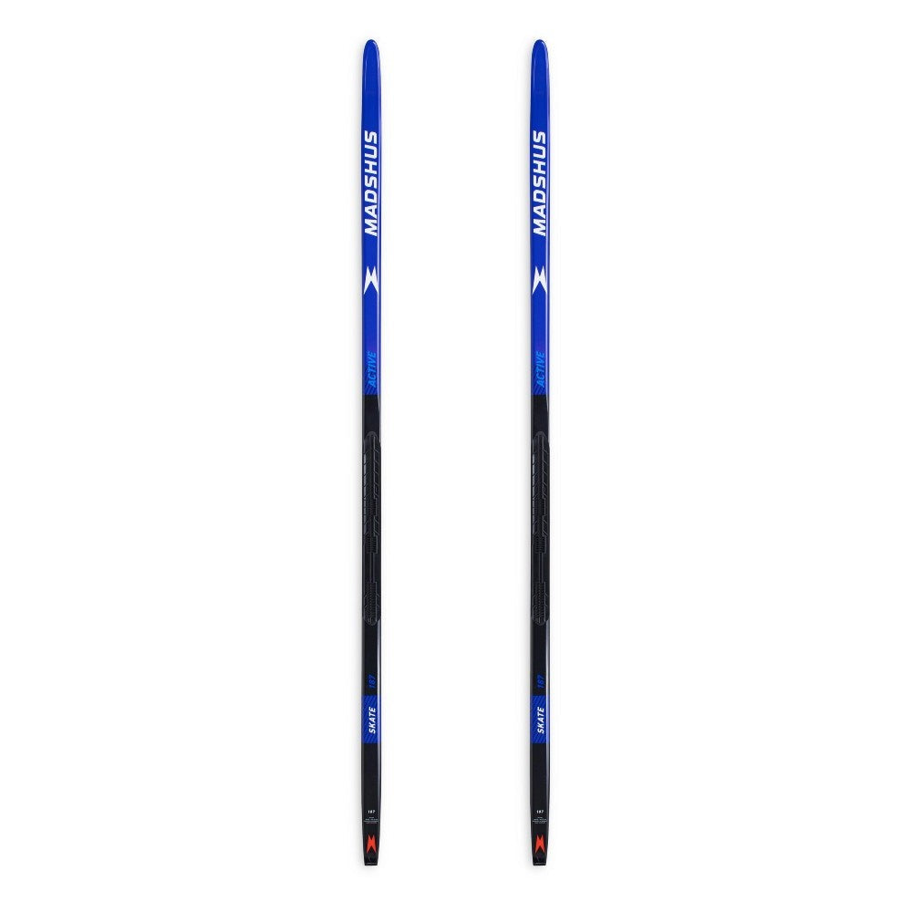 Madshus Active Skate Unisex Cross-Country Skis - Lightweight & Durable for Men & Women | Perfect for Winter Trails, Fitness Training & Outdoor Adventures