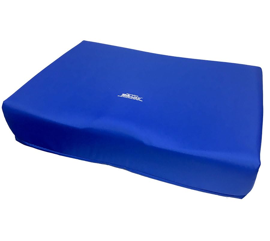 Skil-Care Tri-Foam Gel-Infused Visco Elastic Cushion 24x18 Inches - Pressure Relief Seat Cushion with Low-Shear Cover for Wheelchairs, Office Chairs & Elderly Care - 910150